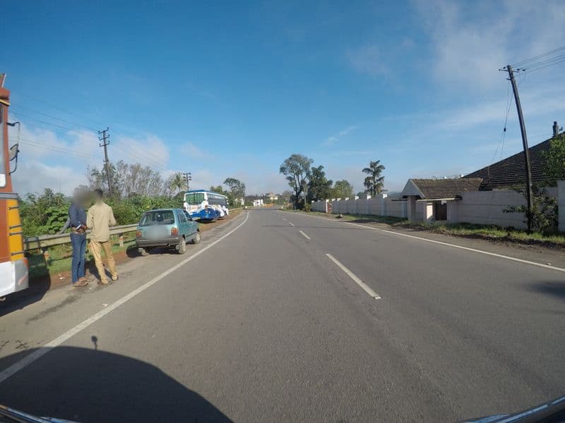 Street view near OldsVille- HummingBird, Madikeri — © deepak_bicycle (CC BY-SA · Mapillary)