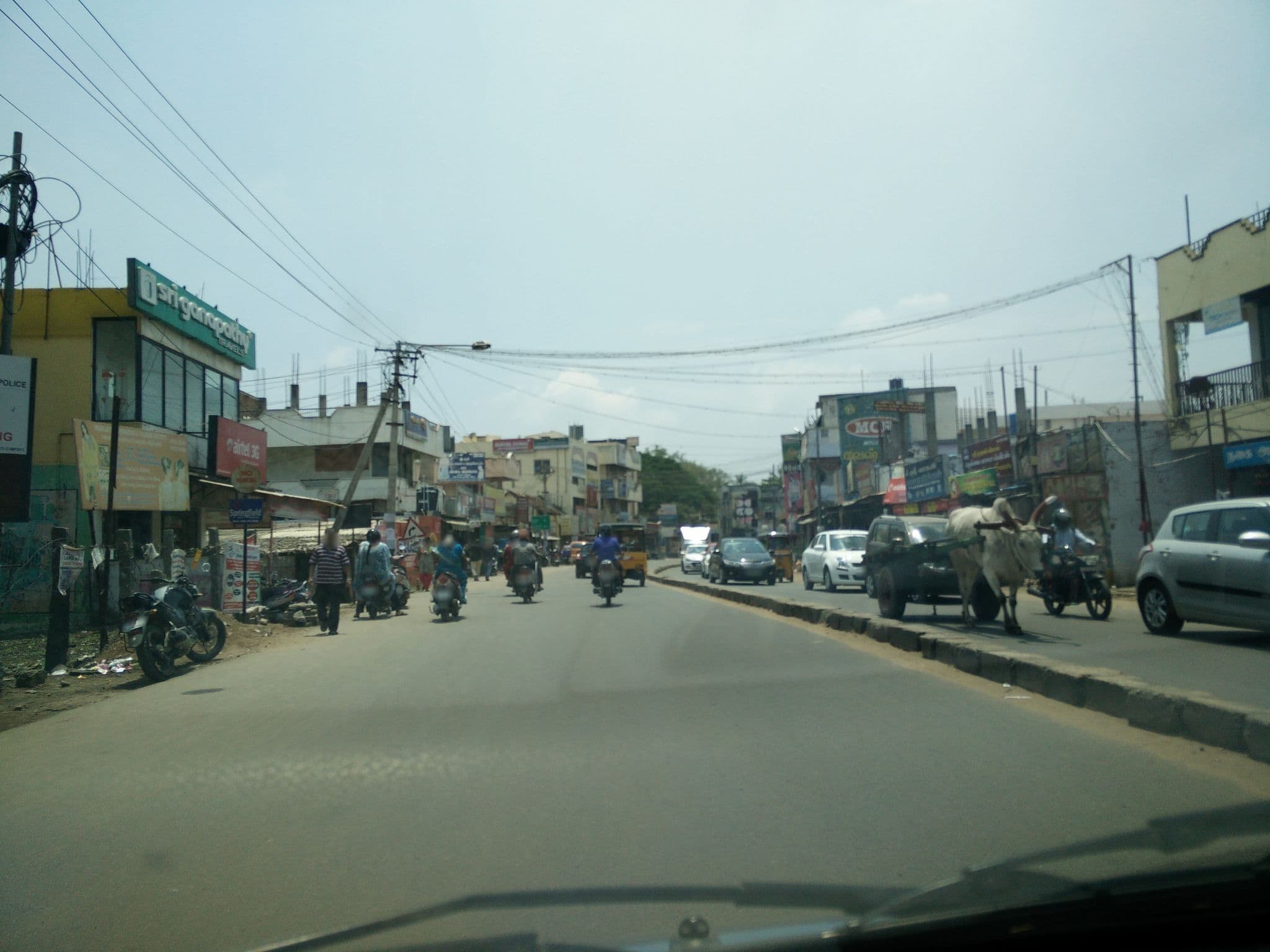 Street view near Ganapathy Rest Home, Chinnavādampatti — © supersubra (CC BY-SA · Mapillary)