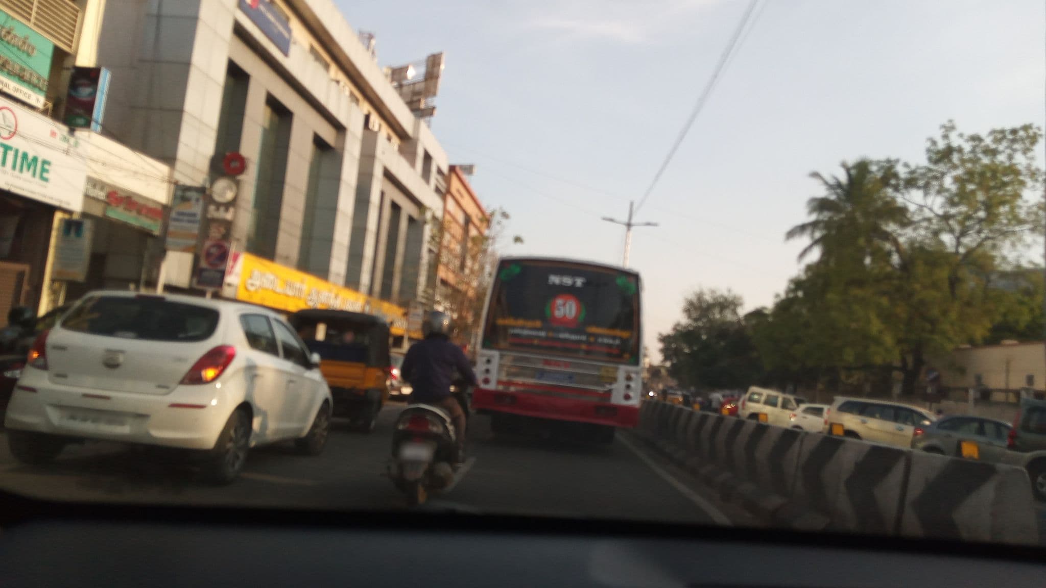 Street view near Hotel Sriram International Functional Hall, Coimbatore — © pradeepbv (CC BY-SA · Mapillary)