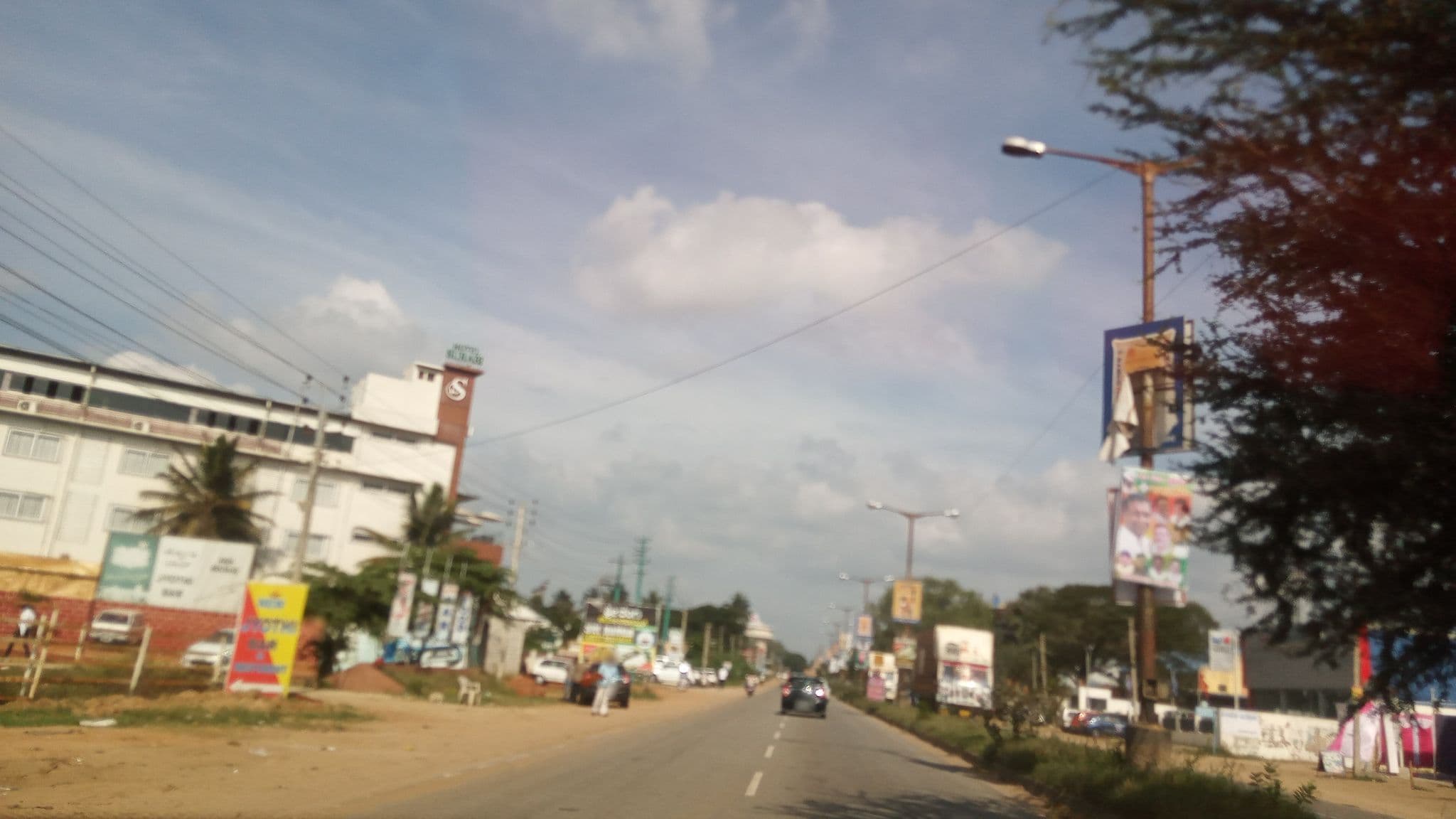 Street view near Hotel Surabhi, Mandya — © pradeepbv (CC BY-SA · Mapillary)