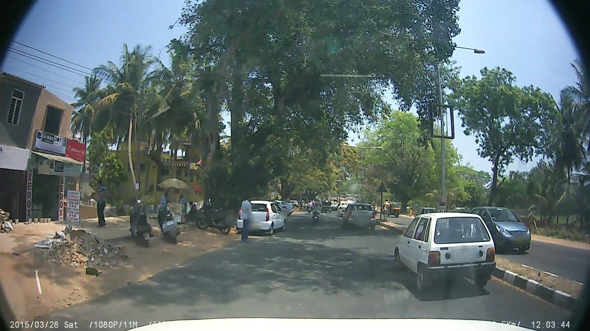 Street view near Hotel Casa Meridian, Mysuru — © johnichan (CC BY-SA · Mapillary)