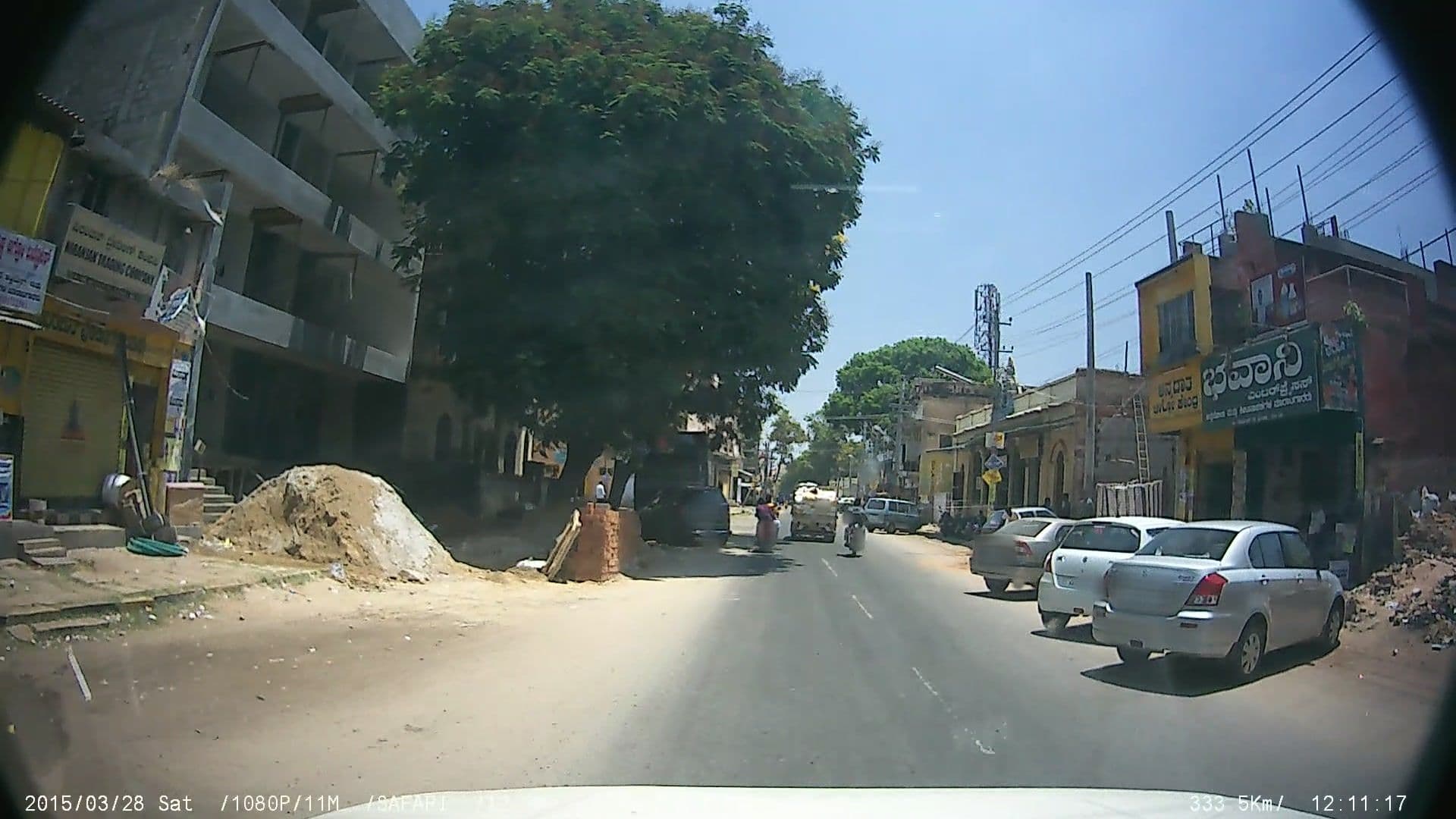 Street view near Ni Ambaari Suites, Mysuru — © johnichan (CC BY-SA · Mapillary)
