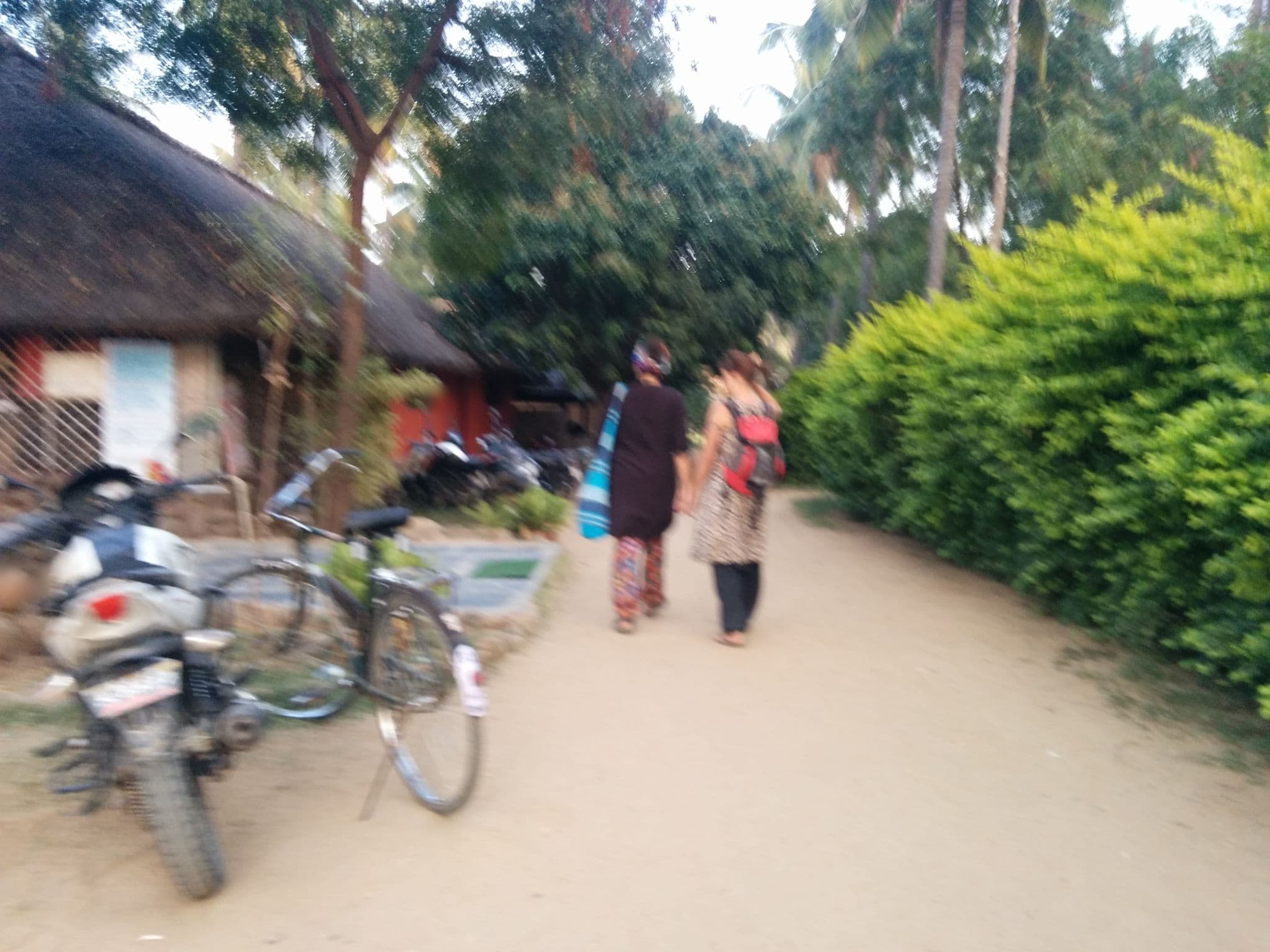 Street view near Goan Corner Guesthouse, Hampi — © sashazykov (CC BY-SA · Mapillary)