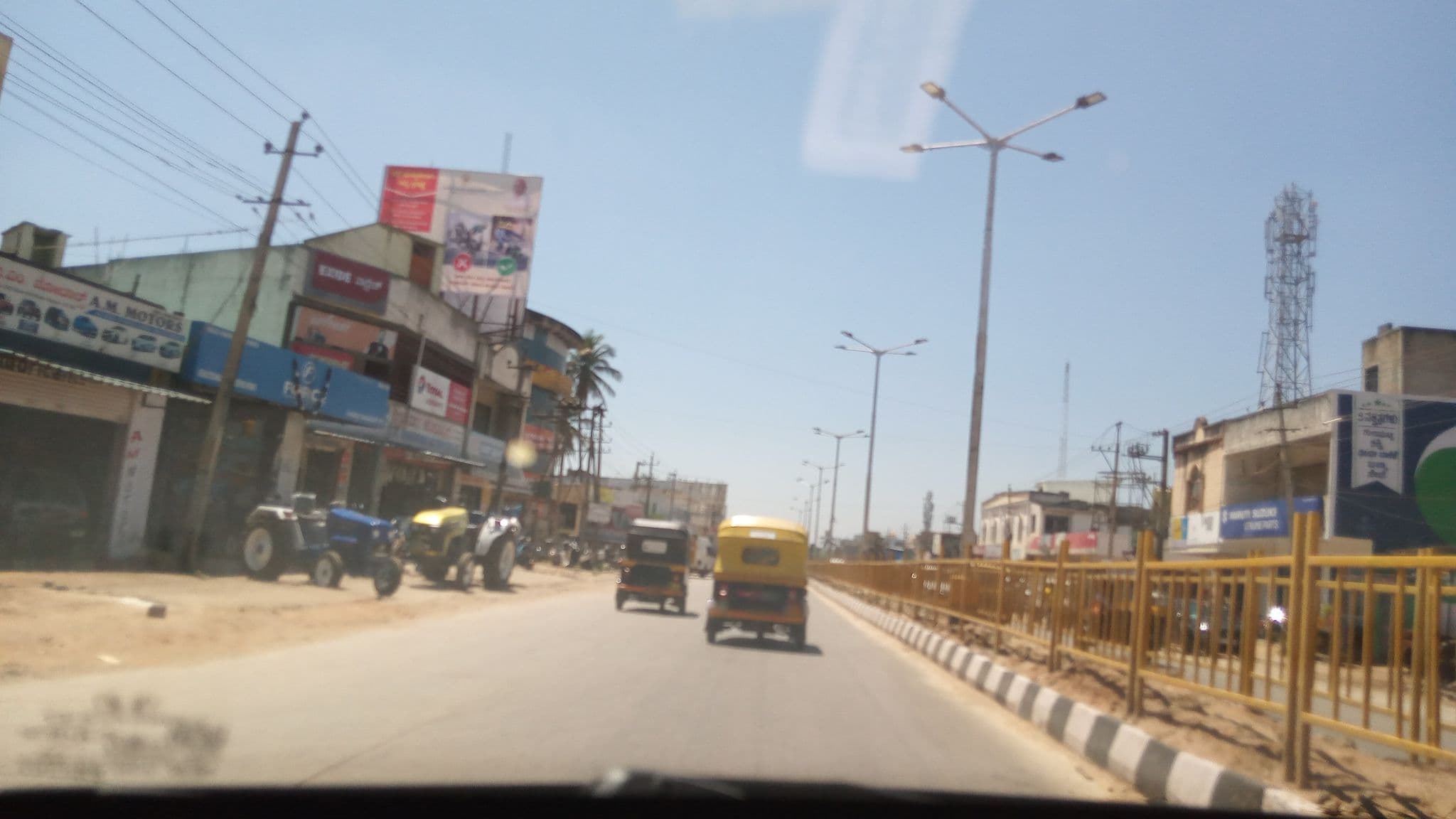 Street view near Hotel Chetan, Hassan — © pradeepbv (CC BY-SA · Mapillary)