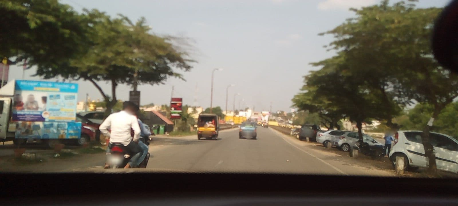 Street view near Samanvi International, Belūr — © pradeepbv (CC BY-SA · Mapillary)