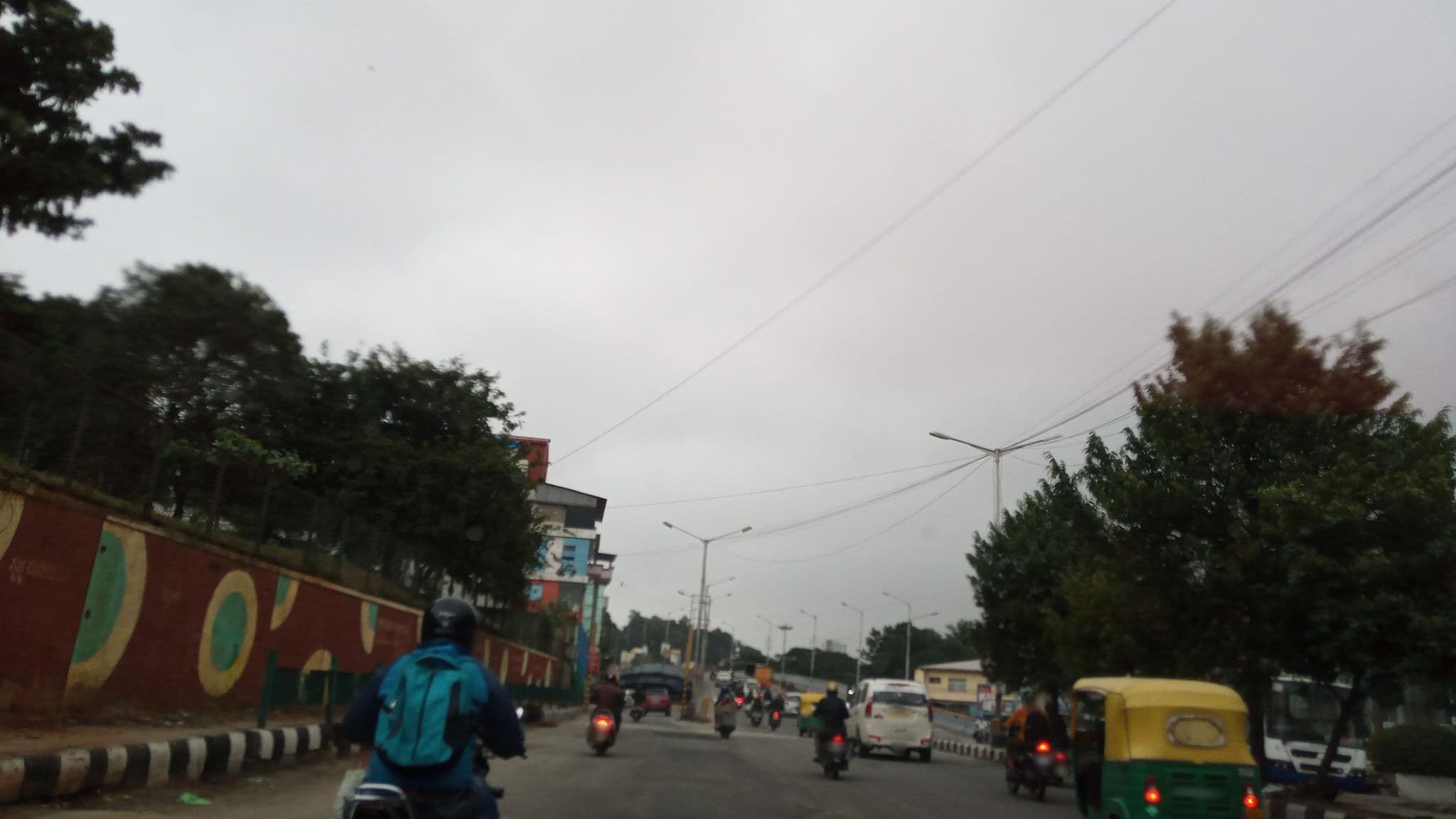 Street view near Hotel White Rock, Bengaluru — © pradeepbv (CC BY-SA · Mapillary)