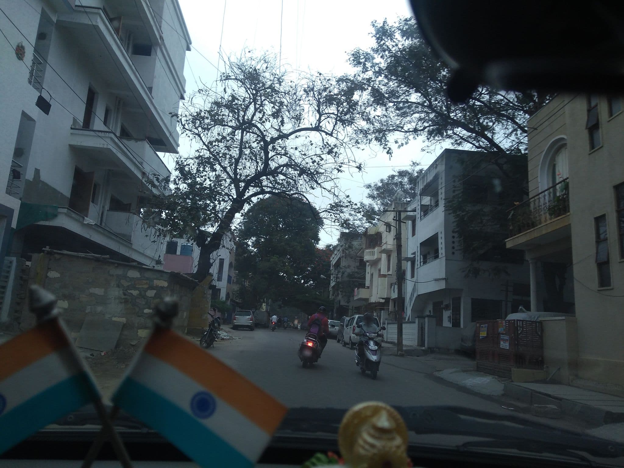 Street view near Sridevi Lodge, Bengaluru — © poornibadrinath (CC BY-SA · Mapillary)