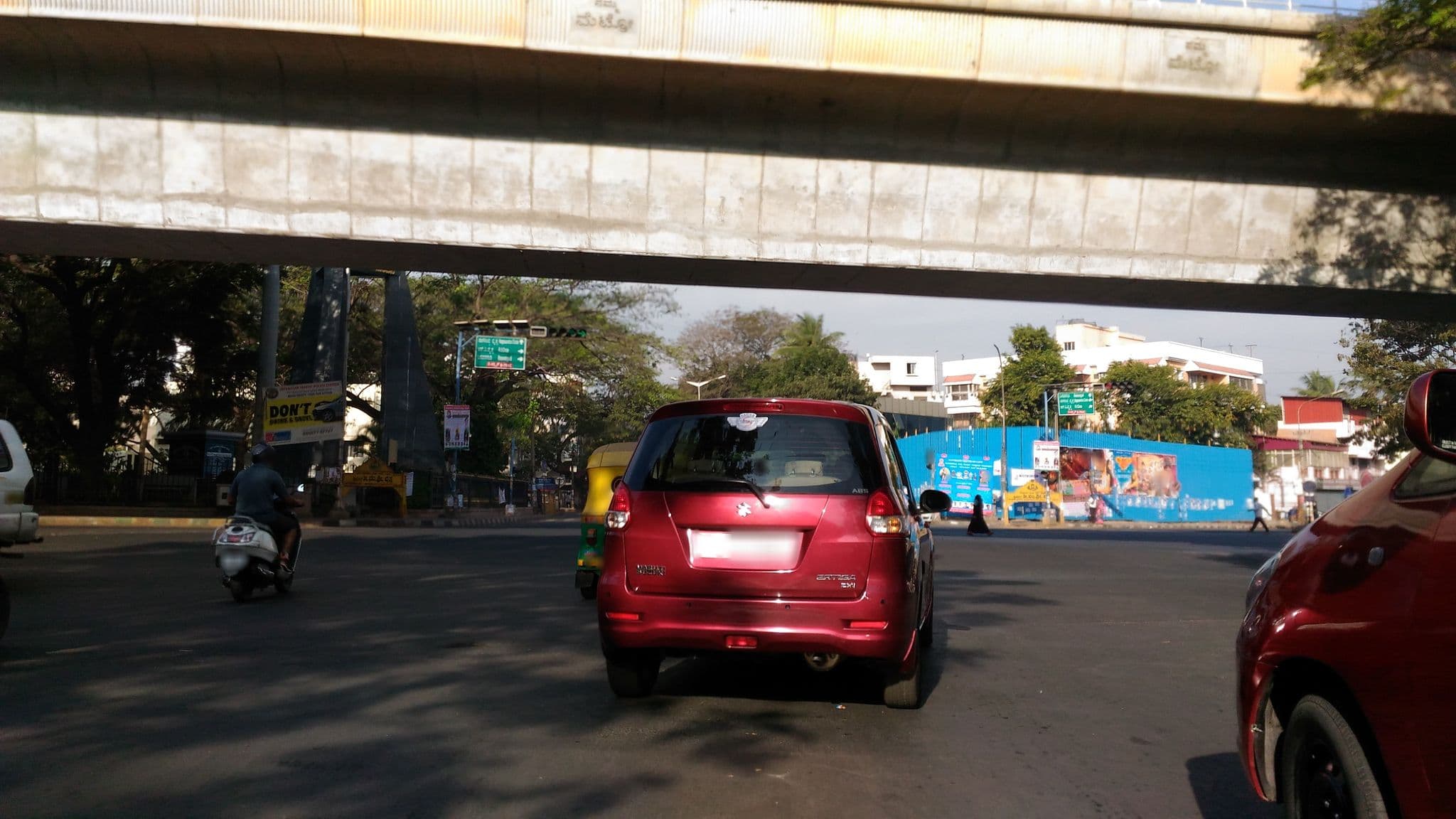 Street view near Best Western La Marvella Hotel, Bengaluru — © srividya (CC BY-SA · Mapillary)