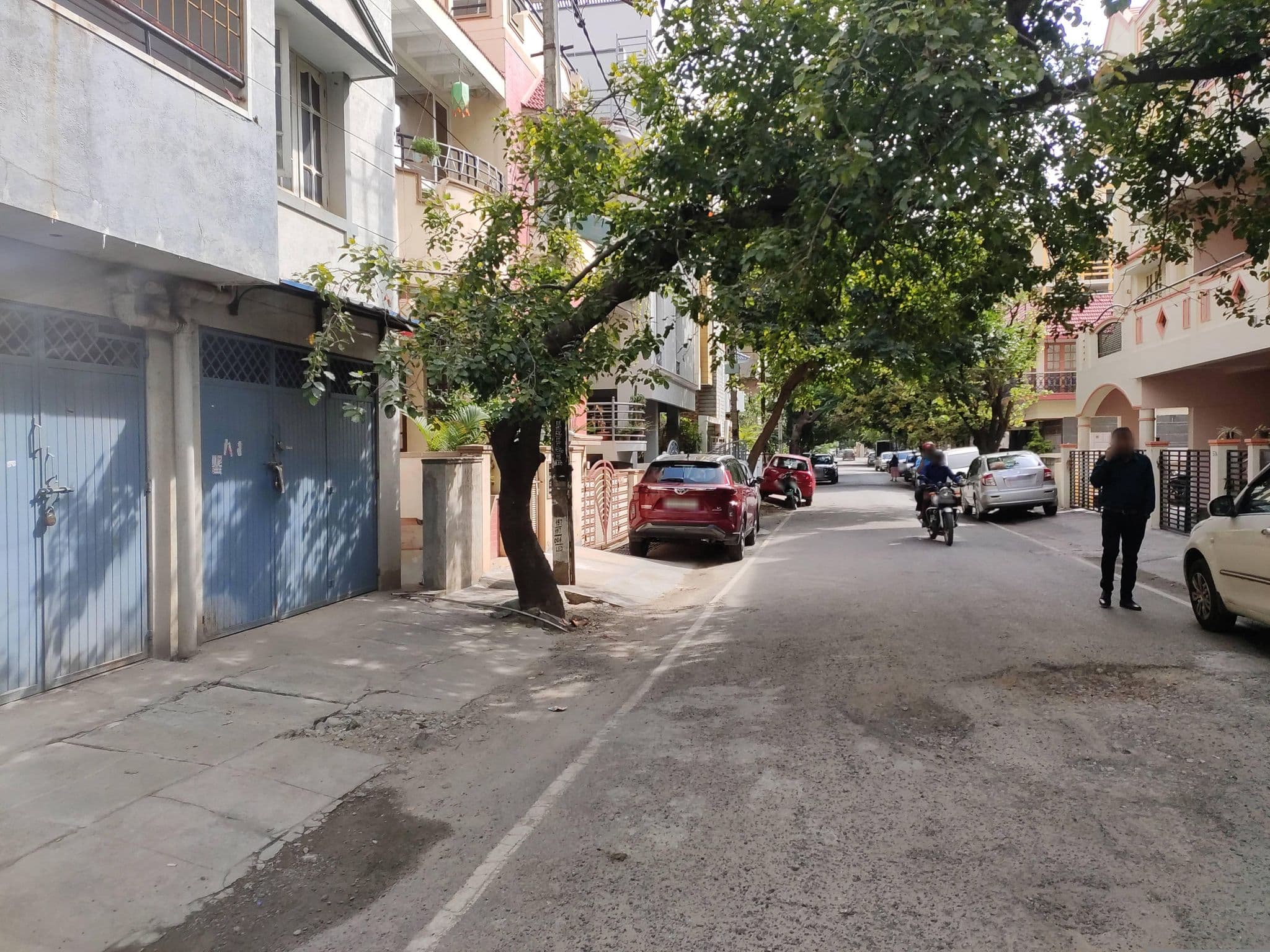 Street view near Udupi Upachar Veg, Bengaluru — © bkowshik (CC BY-SA · Mapillary)