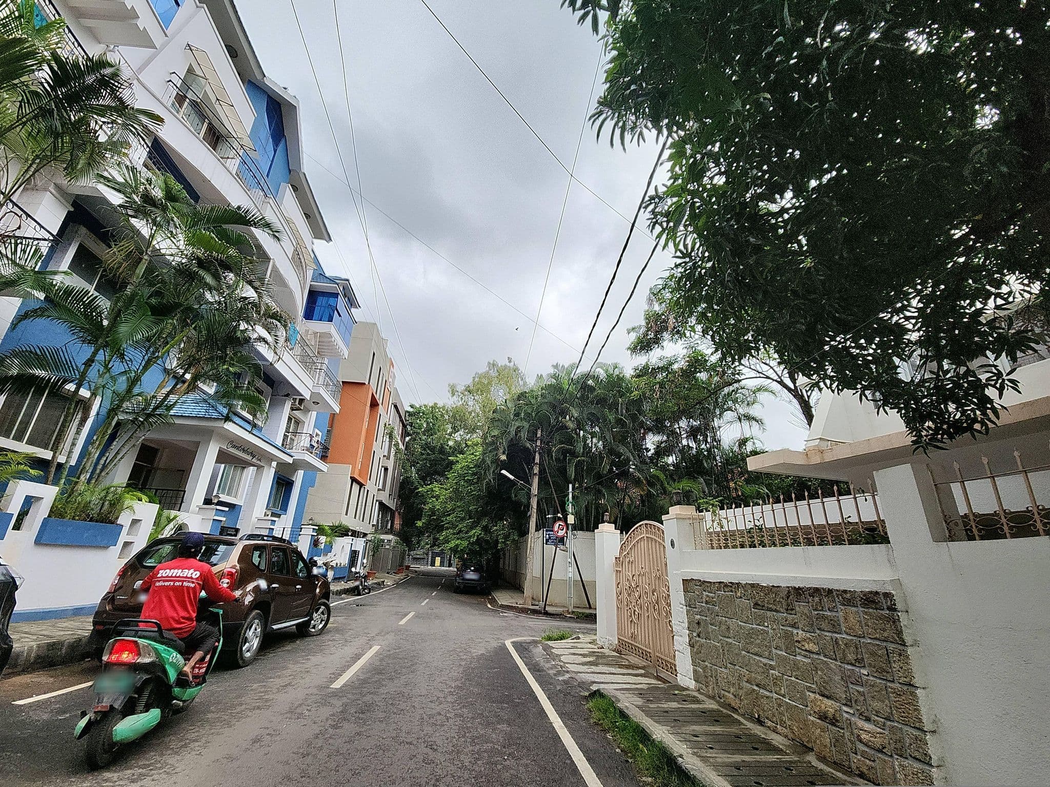 Street view near Belair Service Apartment, Bengaluru — © adsiv (CC BY-SA · Mapillary)