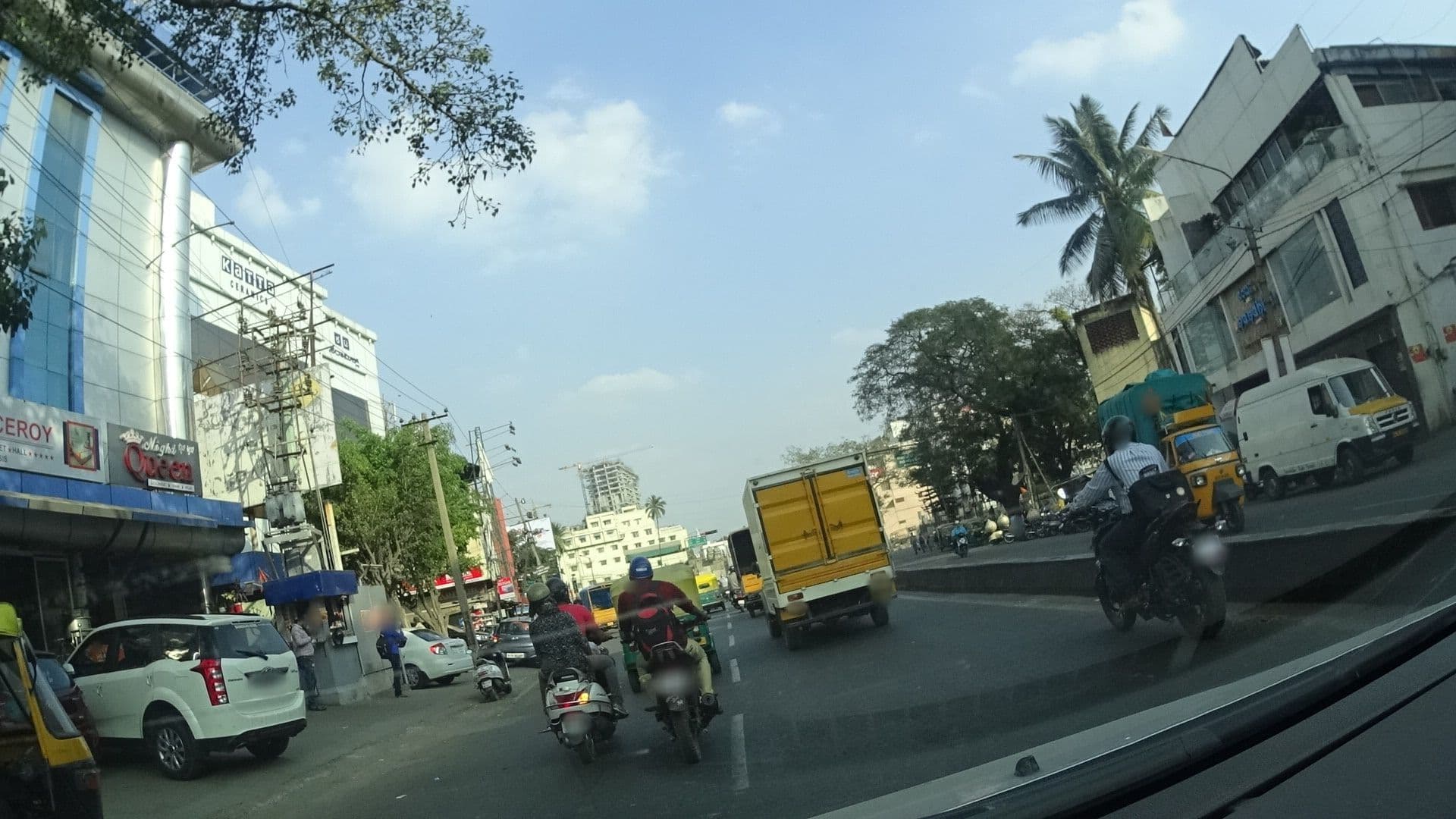 Street view near Hotel Nandhini Minerva Circle, Bengaluru — © venkanna37 (CC BY-SA · Mapillary)