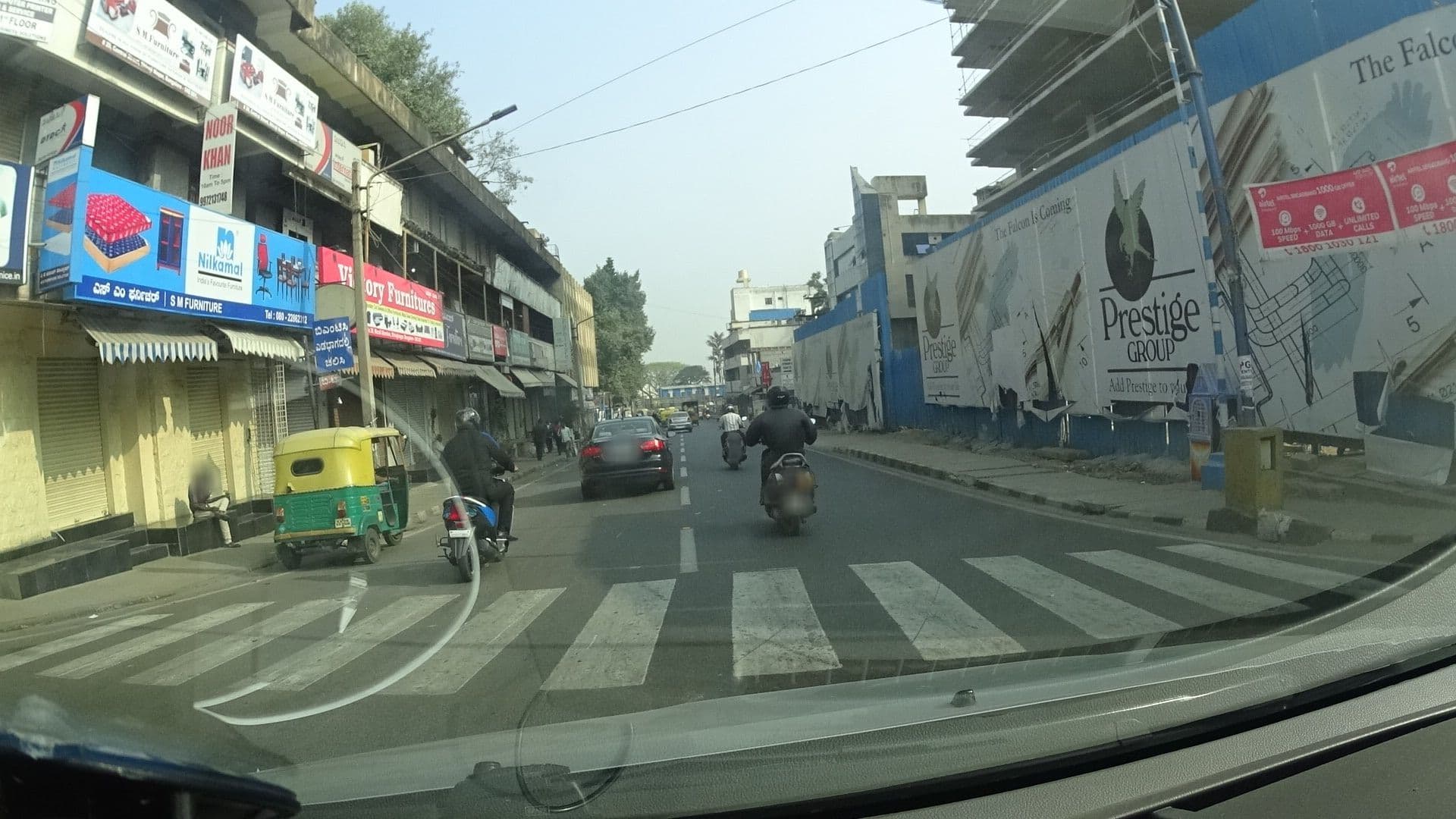Street view near New Central Lodge, Bengaluru — © ranjithjoy (CC BY-SA · Mapillary)