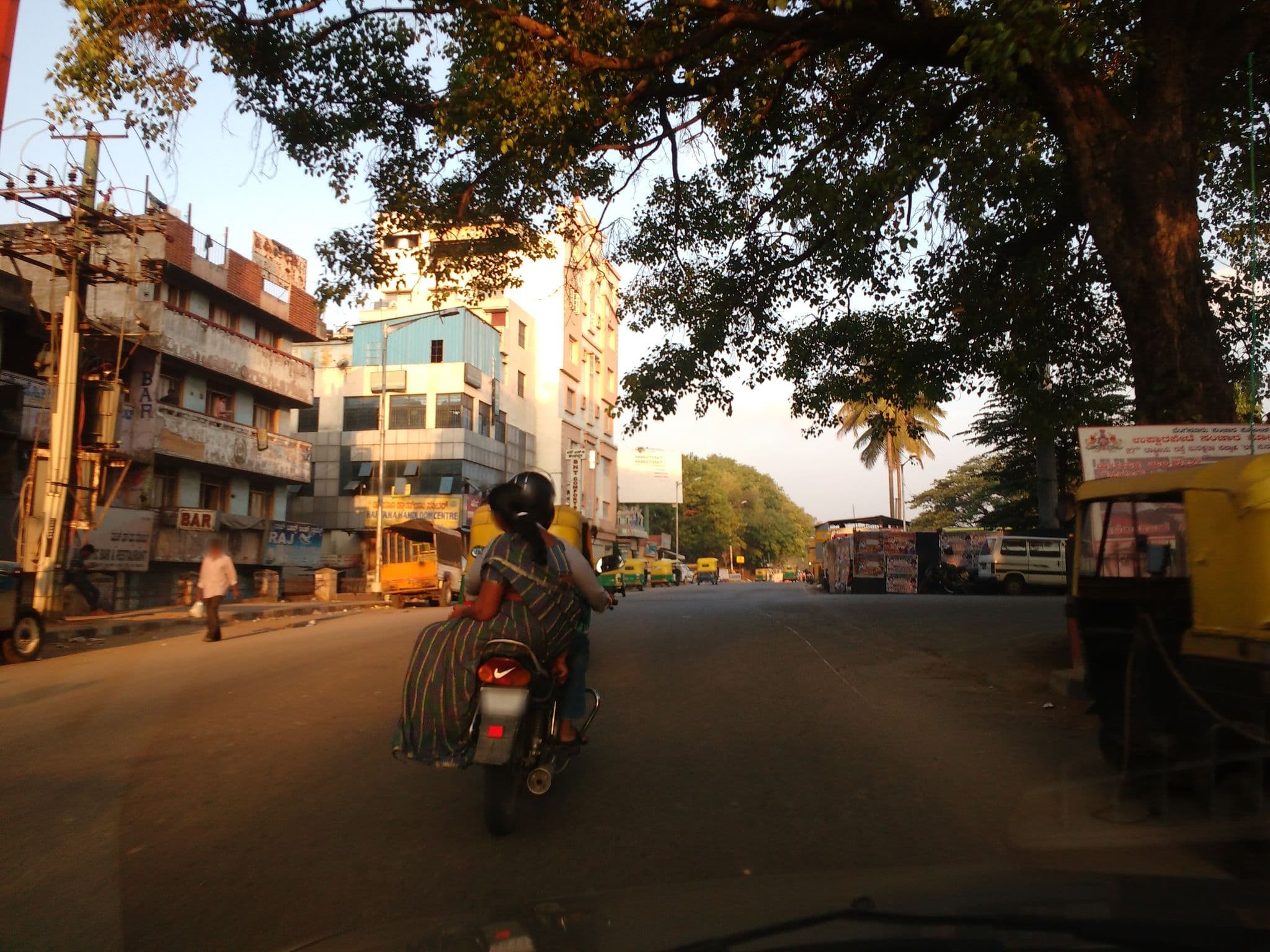 Street view near Maruthi Hotel, Bengaluru — © srividya (CC BY-SA · Mapillary)
