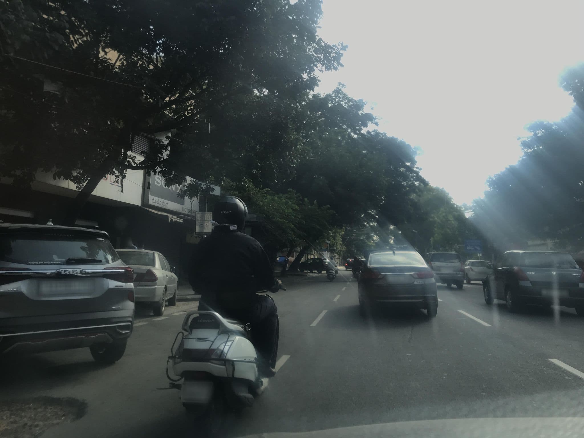 Street view near Upahara darshan, Bengaluru — © ibigroupgoa (CC BY-SA · Mapillary)