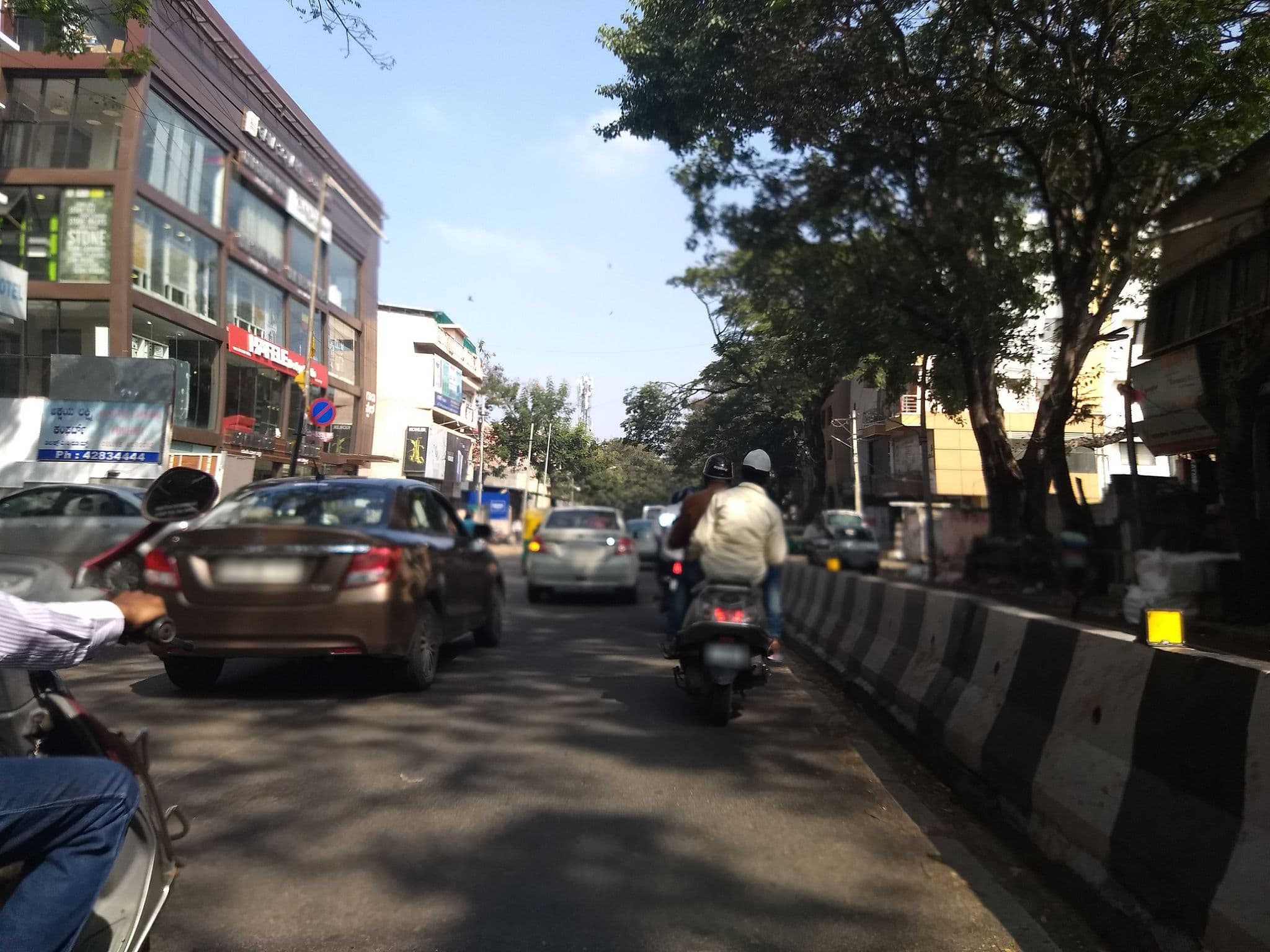 Street view near Akshayalakshmi Comfort, Bengaluru — © srividya (CC BY-SA · Mapillary)