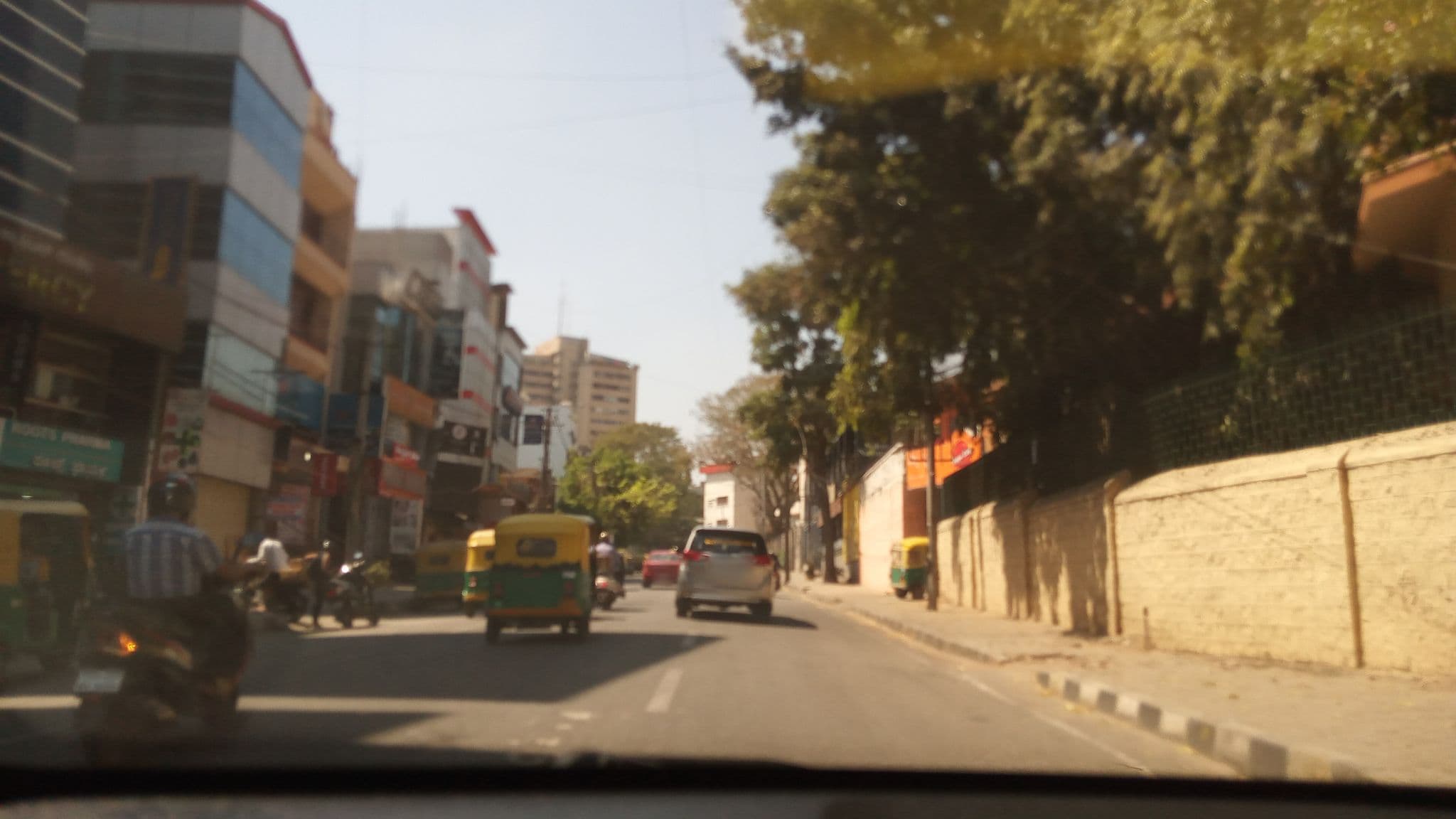 Street view near Sunflower Hotel, Bengaluru — © pradeepbv (CC BY-SA · Mapillary)