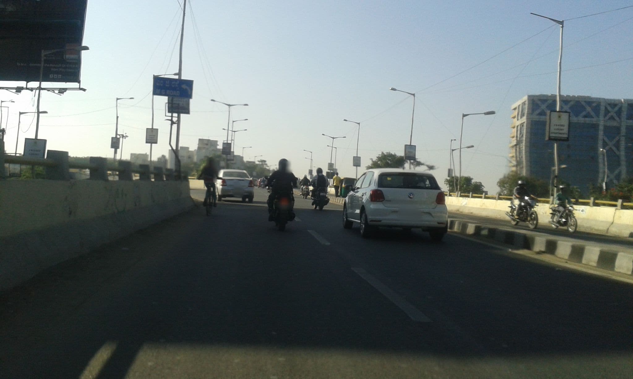 Street view near Hotel Nandhini Indranagar, Bengaluru — © yogi (CC BY-SA · Mapillary)