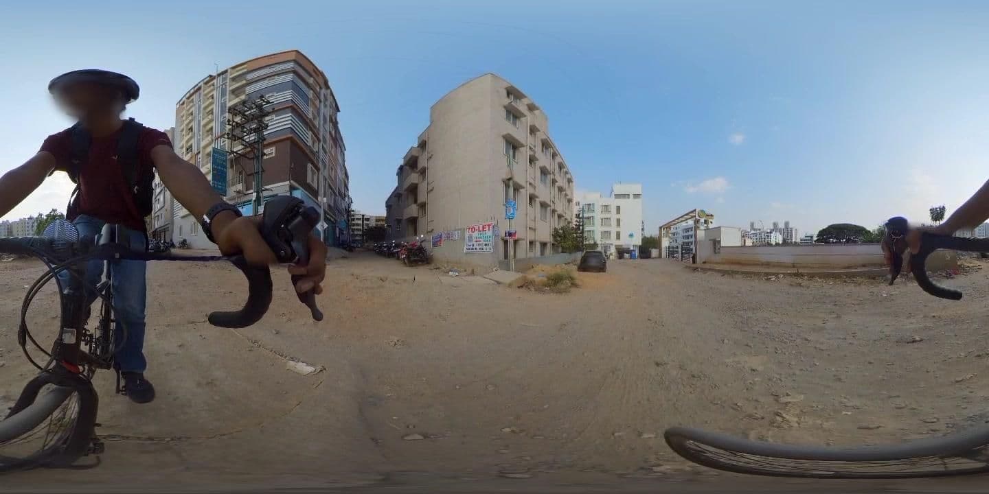 Street view near OYO 1350 Hotel Sherwood Suites-2, Dommasandra — © random_citizen (CC BY-SA · Mapillary)