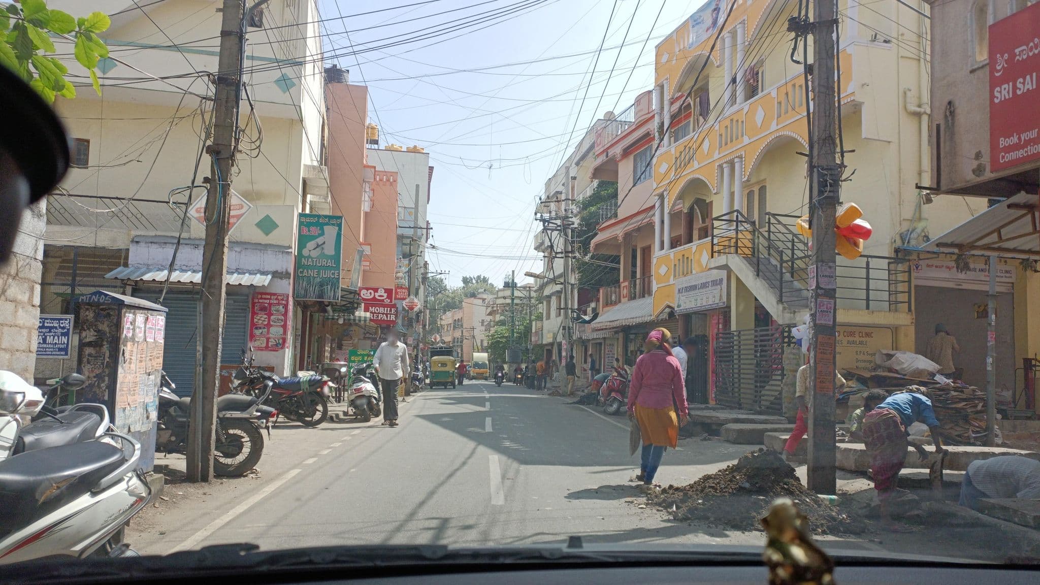 Street view near Maruthi Nagar, Bengaluru — © IBI (CC BY-SA · Mapillary)