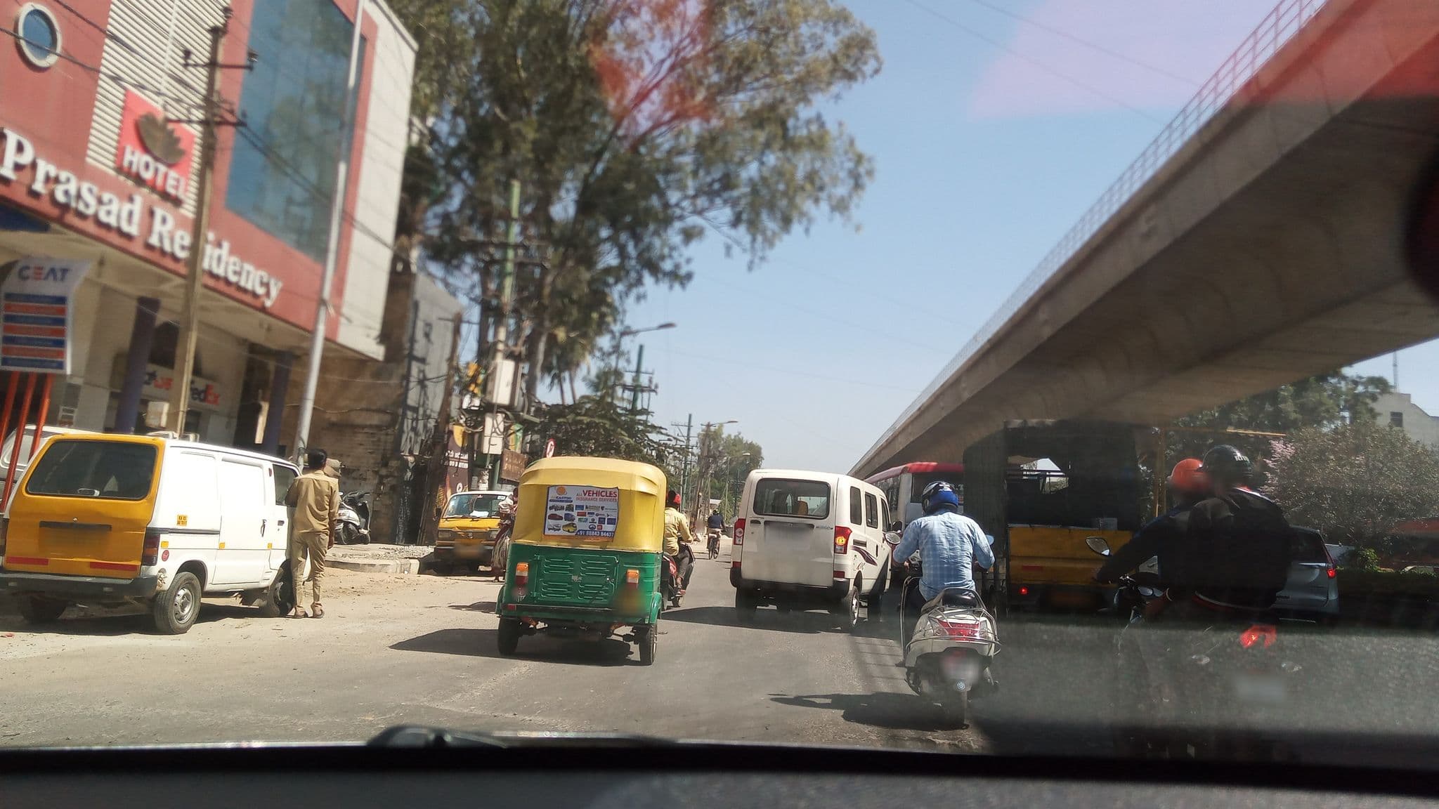 Street view near Mark's grandeur, Chikkabidarakallu — © pradeepbv (CC BY-SA · Mapillary)
