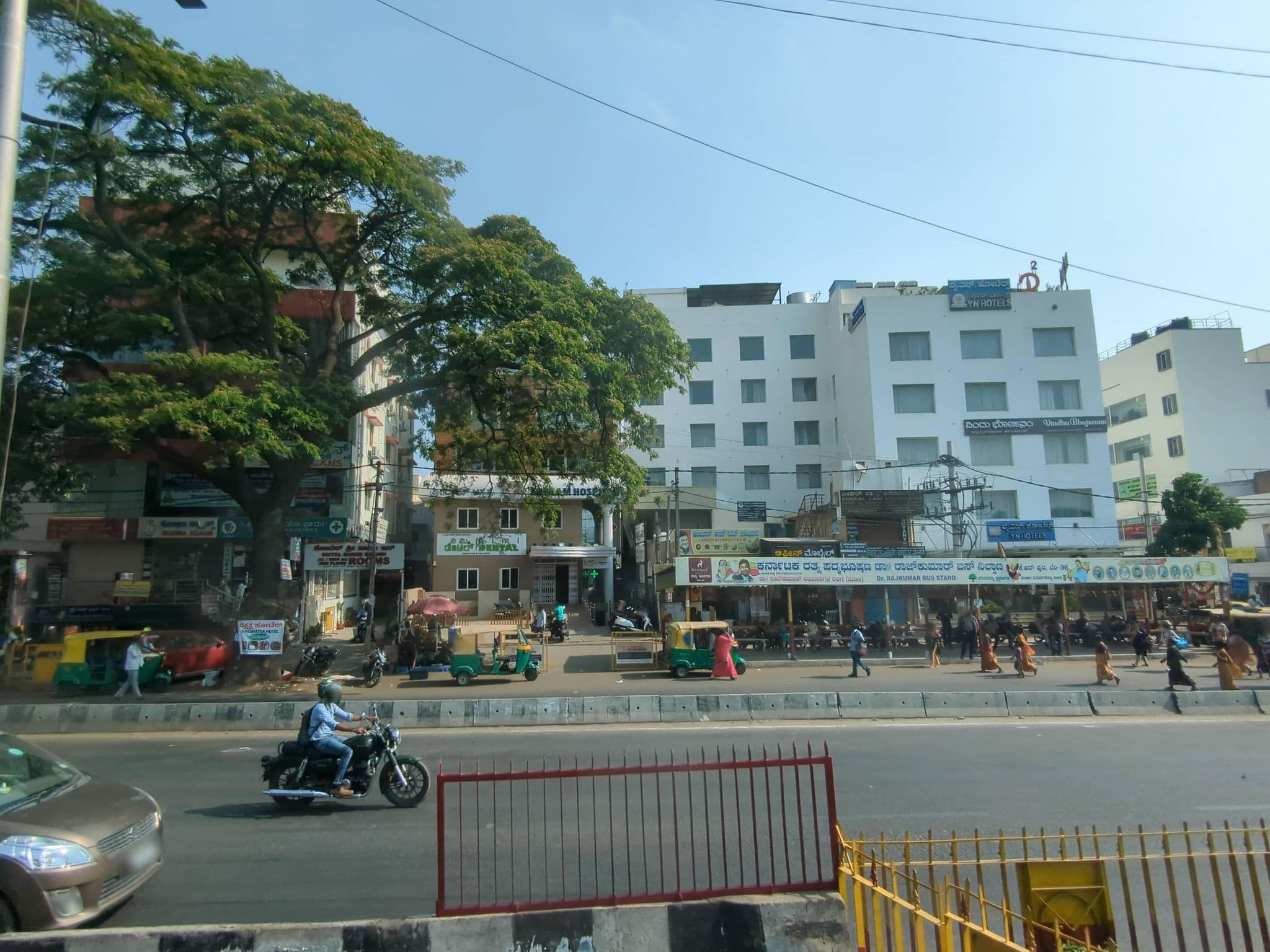 Street view near YN Hotels, Bengaluru — © ph4ni (CC BY-SA · Mapillary)