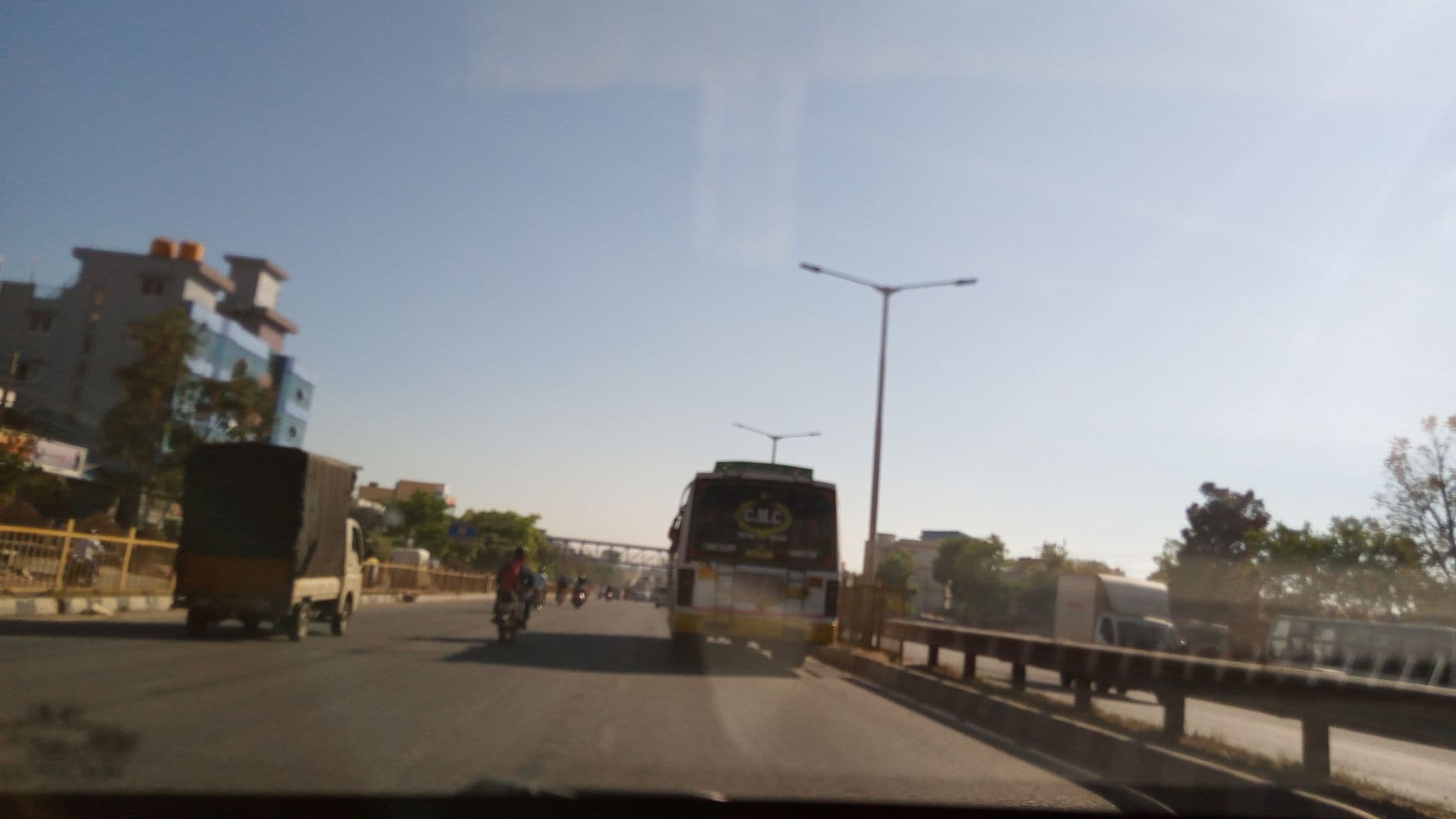 Street view near St Annes Sisters Hostel, Hoskote — © pradeepbv (CC BY-SA · Mapillary)
