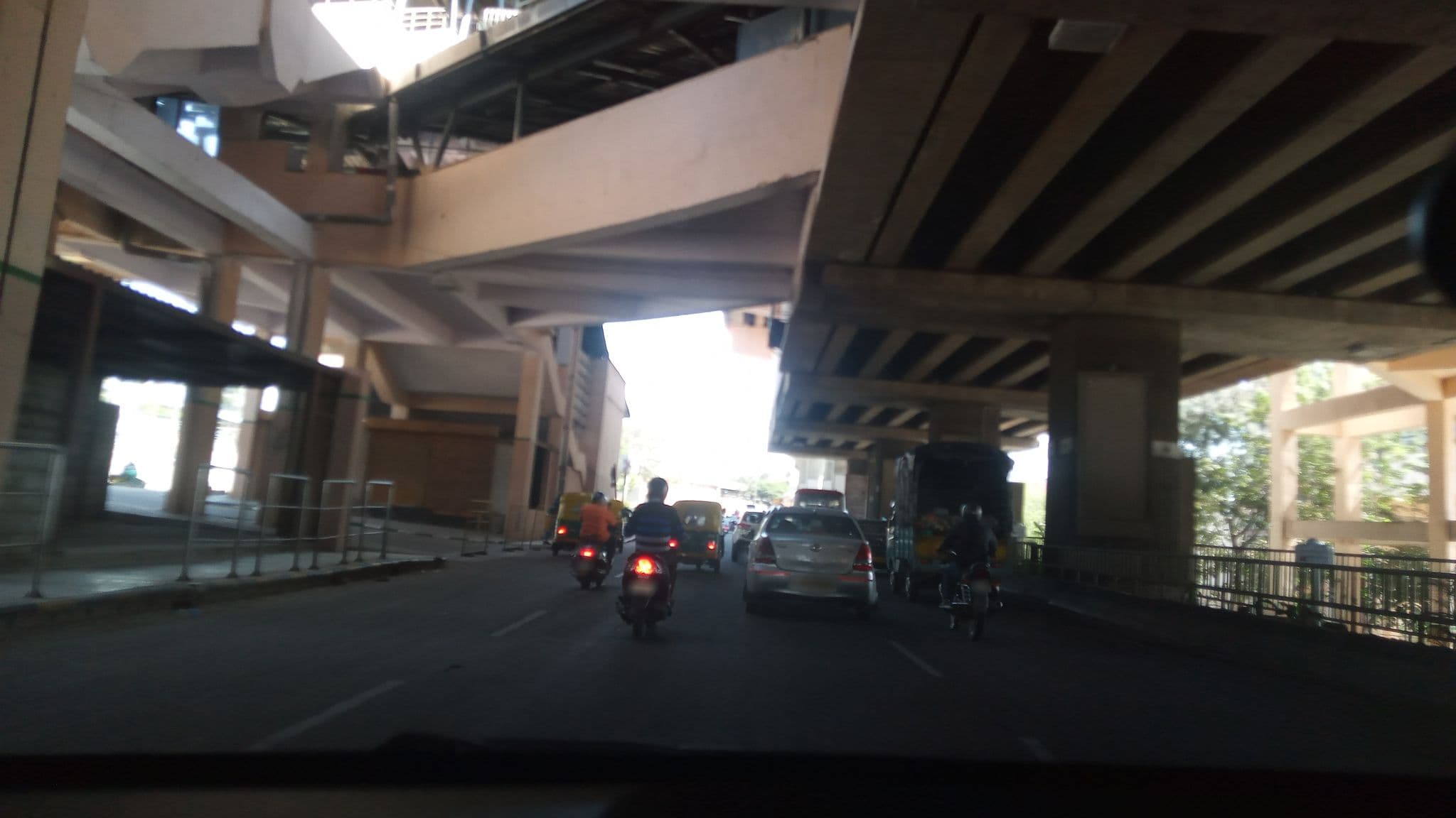 Street view near Sundar Nivas Deluxe Hotel, Chikkabidarakallu — © pradeepbv (CC BY-SA · Mapillary)