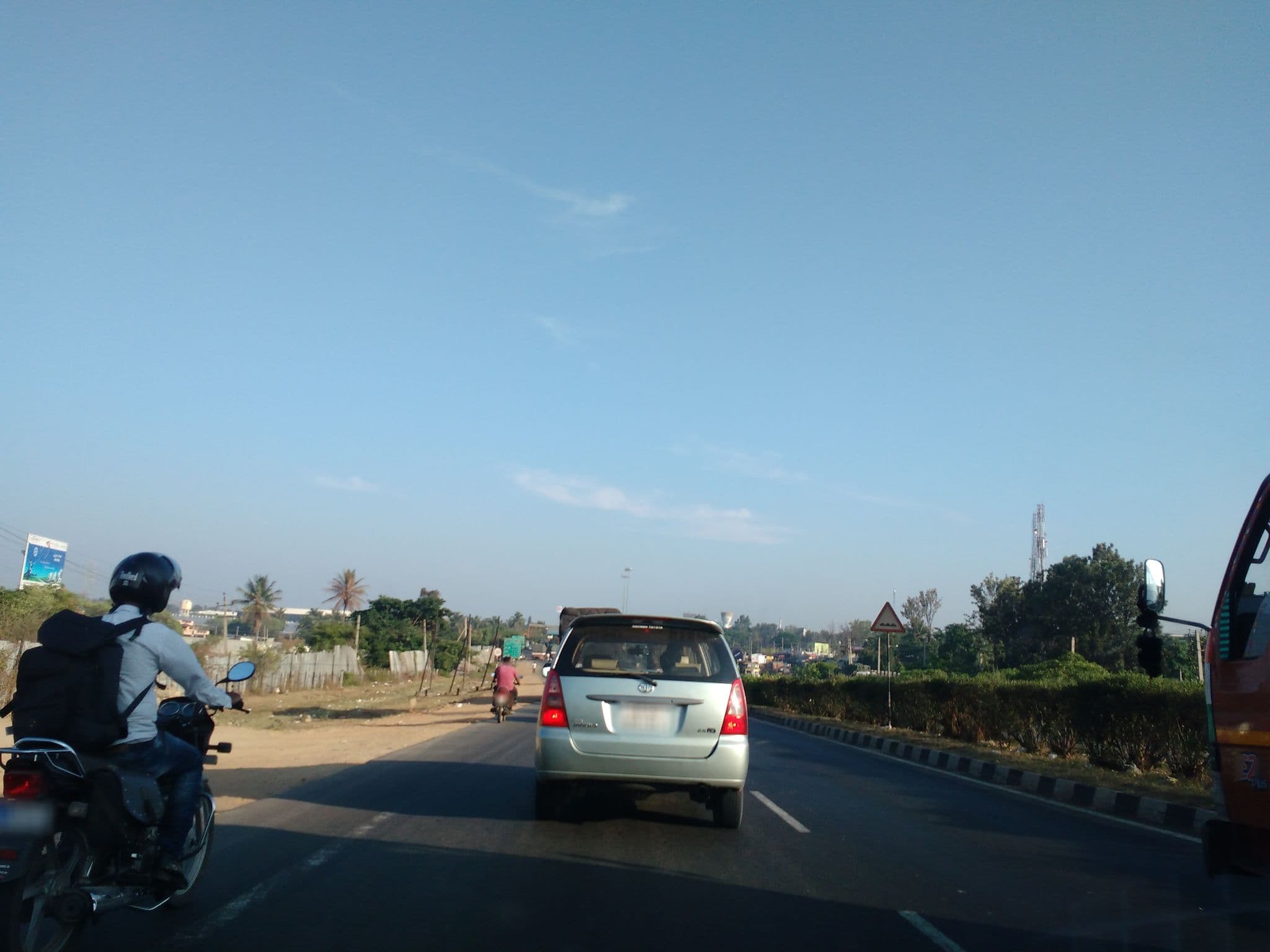 Street view near Capital O 41101 Kv Comforts, Nelamangala — © srividya (CC BY-SA · Mapillary)
