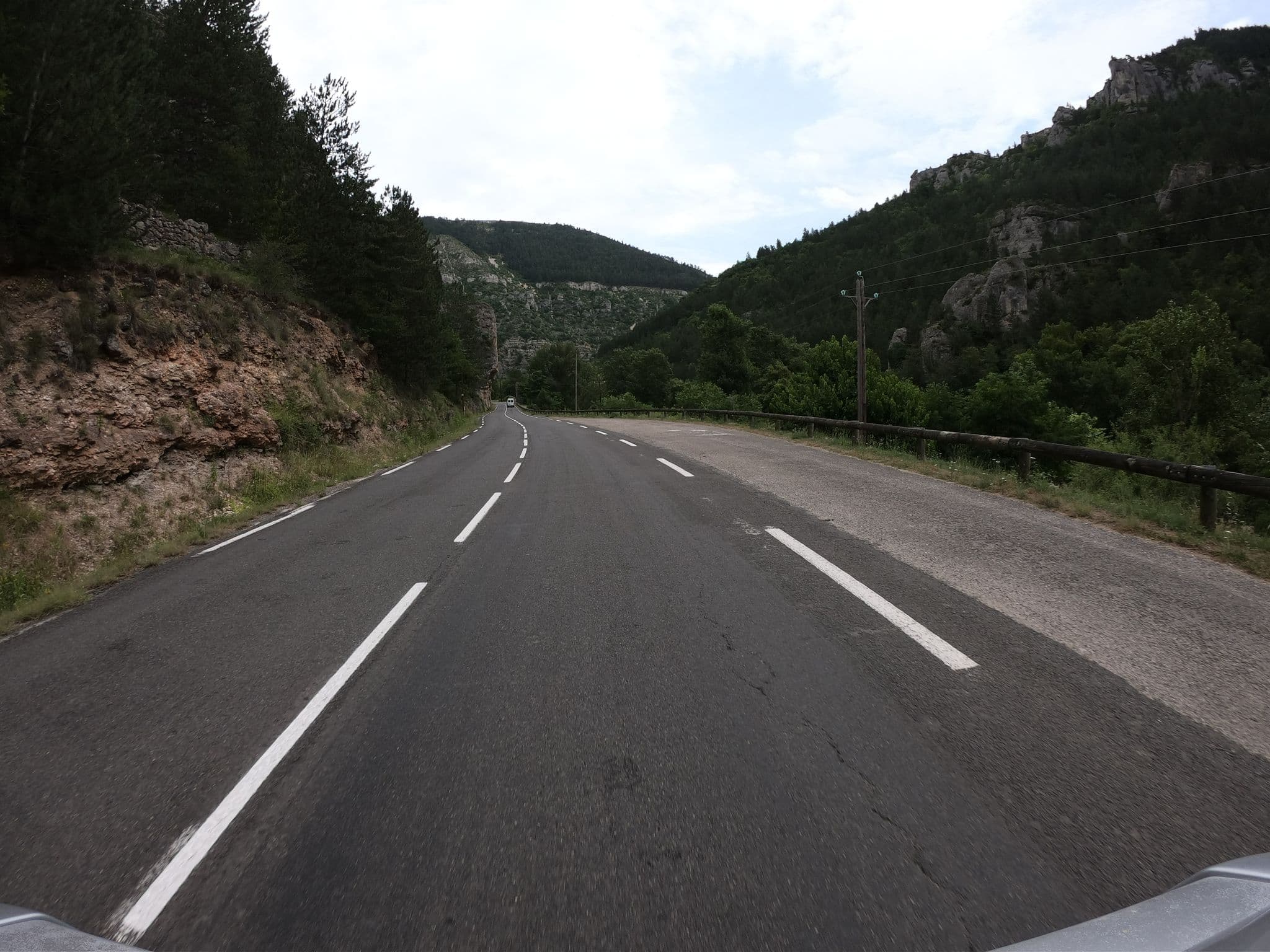 Street view near Les Gorges du Tarn, Chanac — © joostjakob (CC BY-SA · Mapillary)