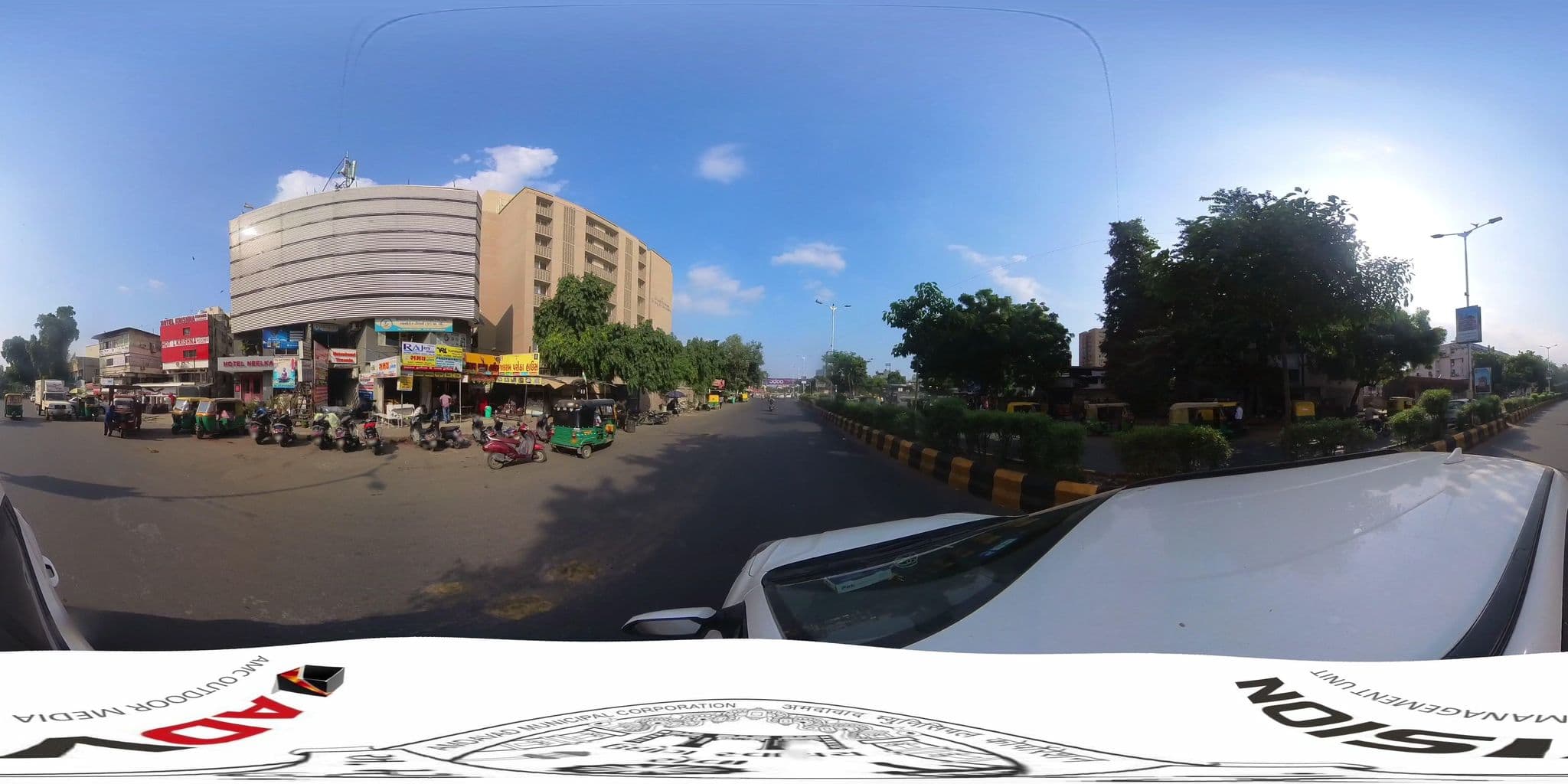 Street view near Hotel Neel Kanth Inn, Ahmedabad — © skysign (CC BY-SA · Mapillary)