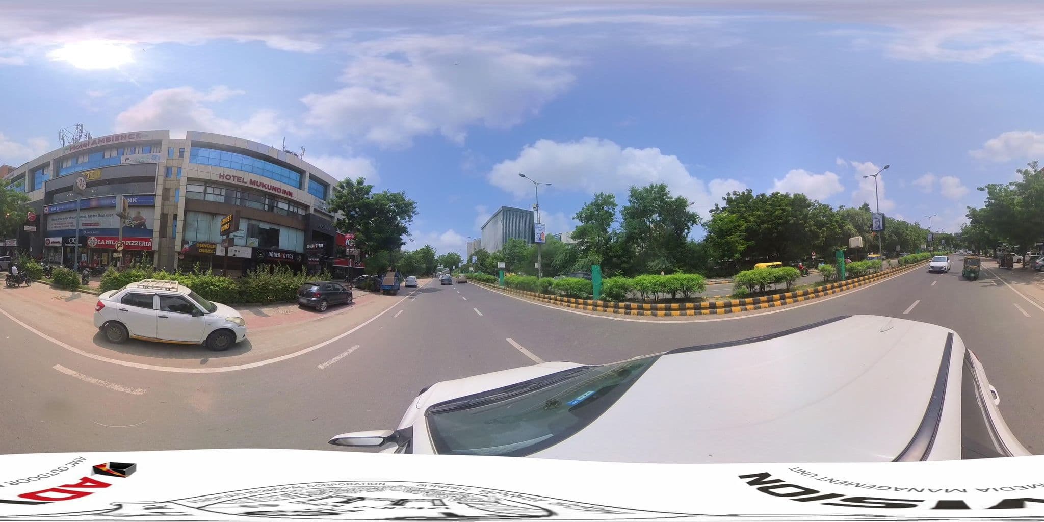 Street view near Hotel Repose, Sarkhej — © skysign (CC BY-SA · Mapillary)