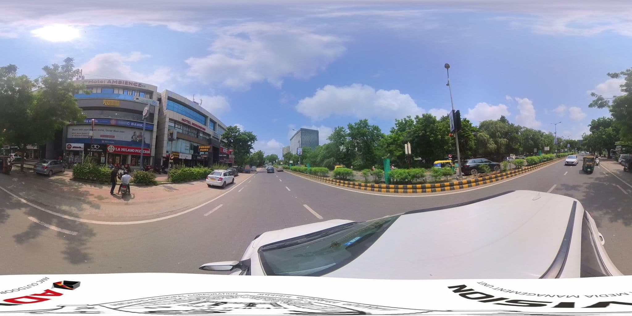 Street view near Hotel Ambience Inn, Sarkhej — © skysign (CC BY-SA · Mapillary)