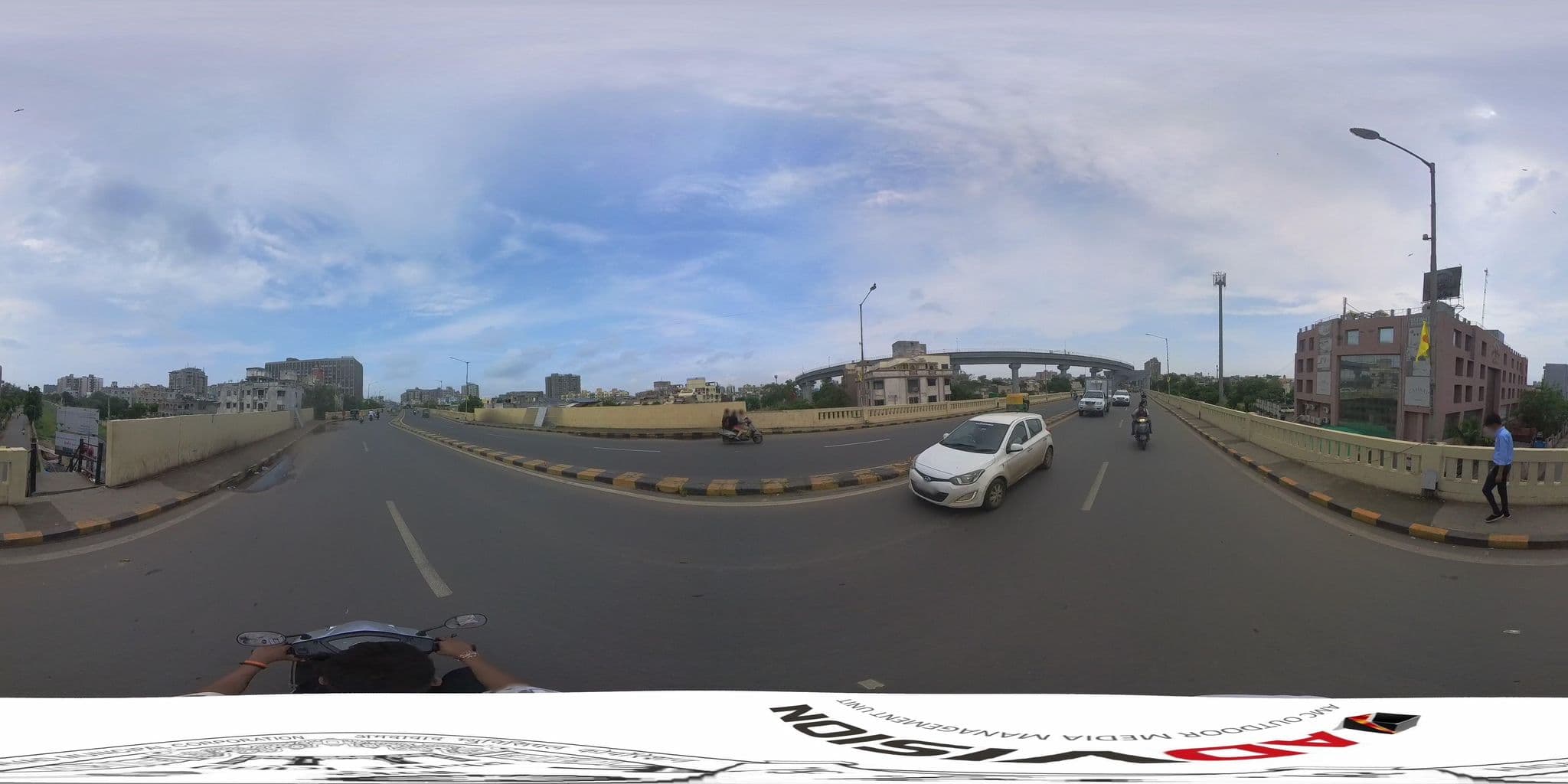 Street view near Cambay Sapphire Hotel Ahmedabad, Sarkhej — © skysign (CC BY-SA · Mapillary)