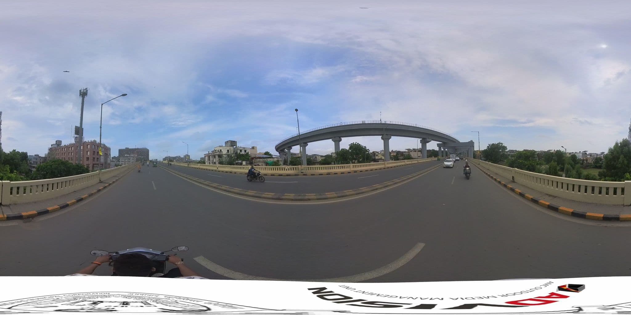 Street view near Campy Sappaire, Sarkhej — © skysign (CC BY-SA · Mapillary)