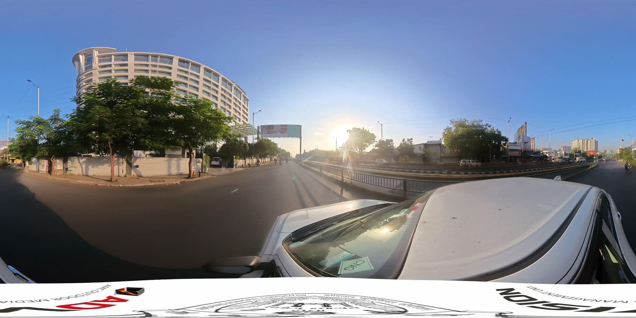 Street view near Associated Hotels, Bopal — © skysign (CC BY-SA · Mapillary)