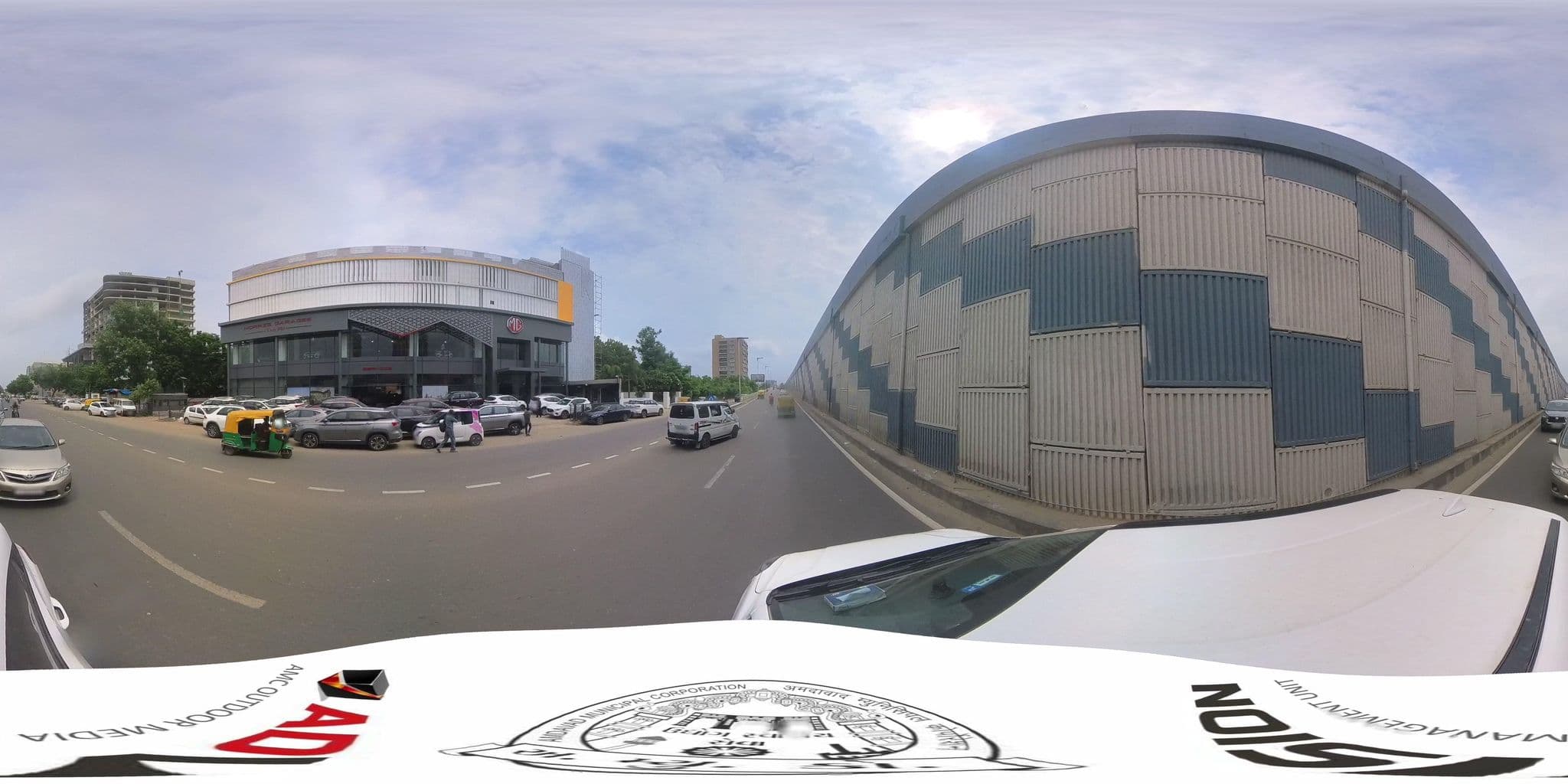 Street view near Tulip Inn, Bopal — © skysign (CC BY-SA · Mapillary)