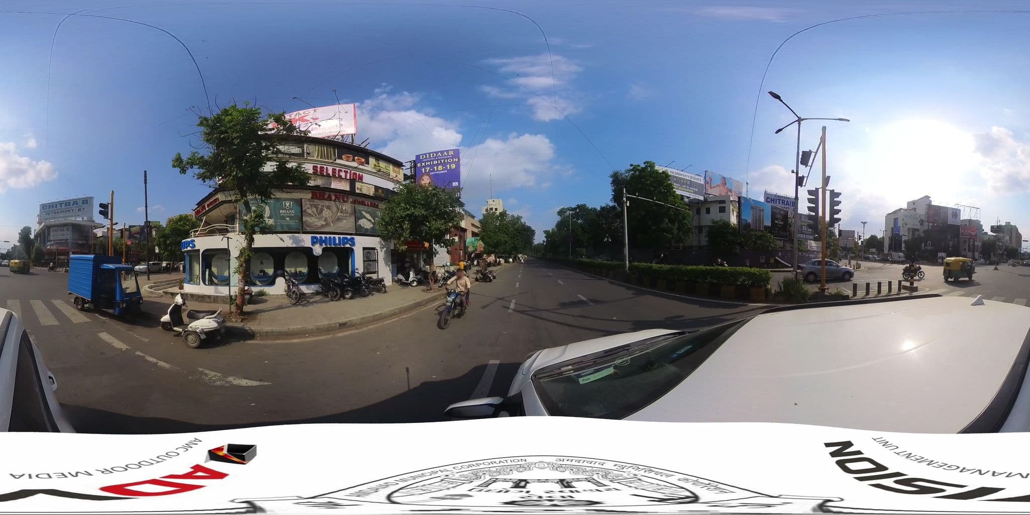 Street view near Apna Bharat Tours and Travels, Ahmedabad — © skysign (CC BY-SA · Mapillary)