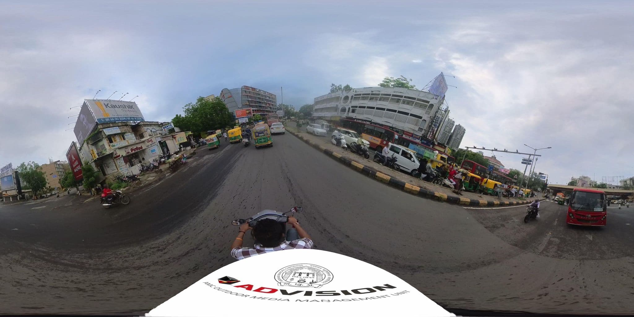 Street view near Hotel Dimple International, Ahmedabad — © skysign (CC BY-SA · Mapillary)