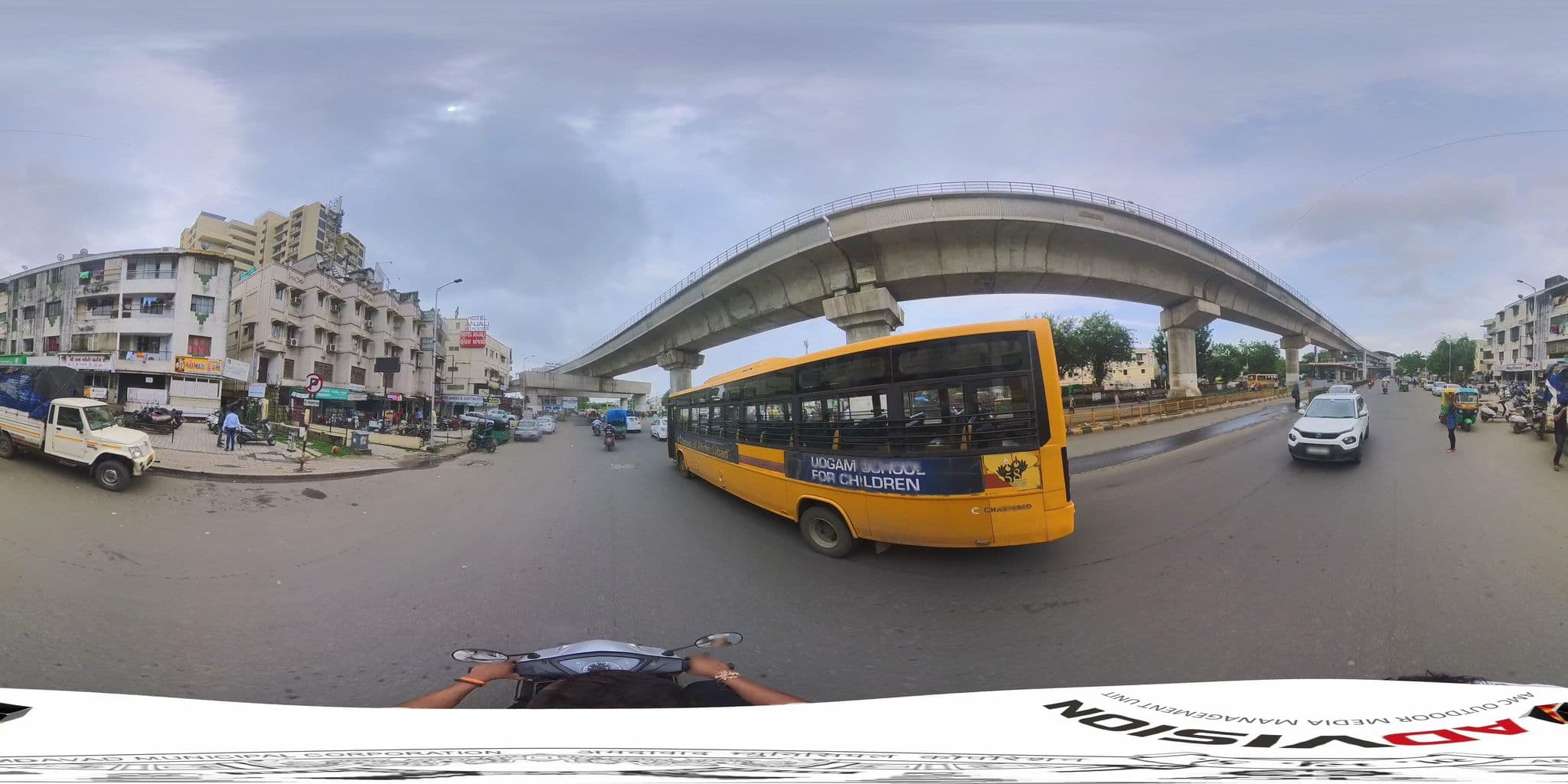 Street view near Hotel Magic Palace, Ahmedabad — © skysign (CC BY-SA · Mapillary)