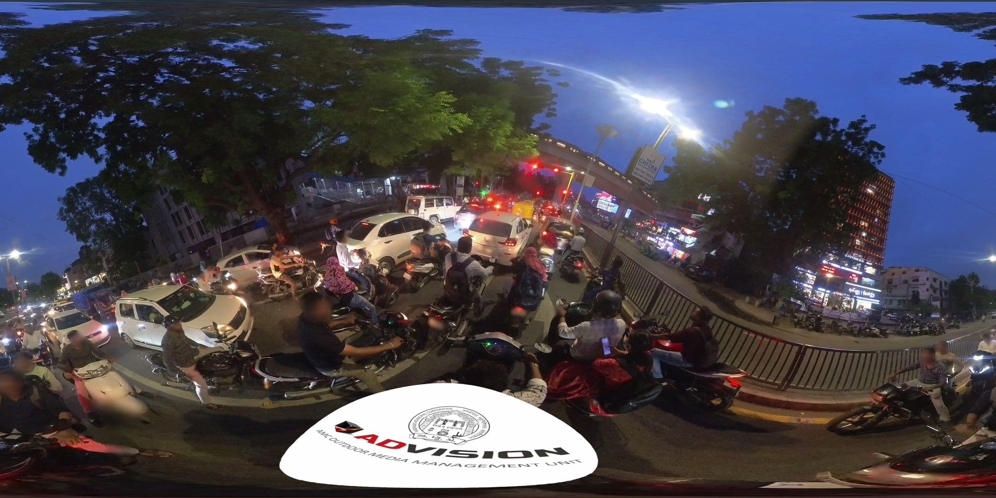 Street view near Hotel Vikram, Ahmedabad — © skysign (CC BY-SA · Mapillary)
