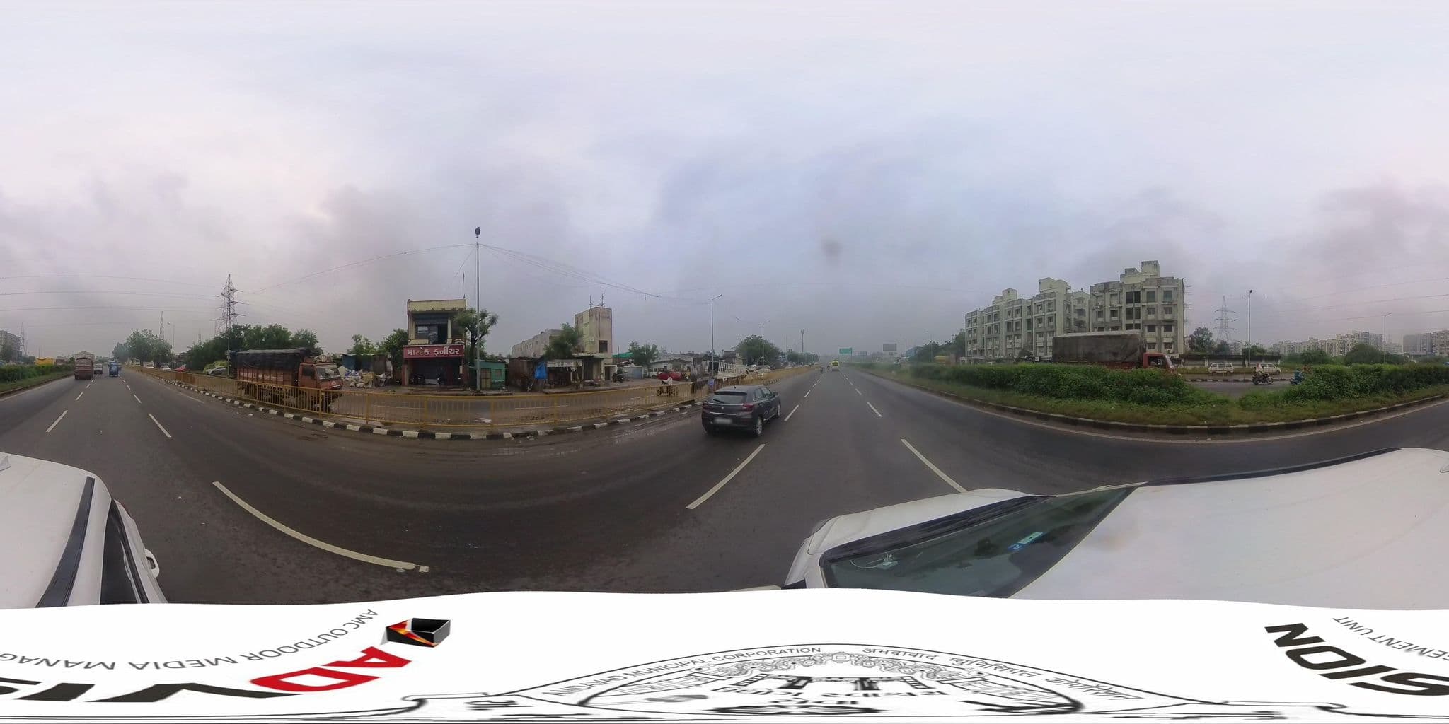 Street view near Hotel Shivam Palace, Ahmedabad — © skysign (CC BY-SA · Mapillary)