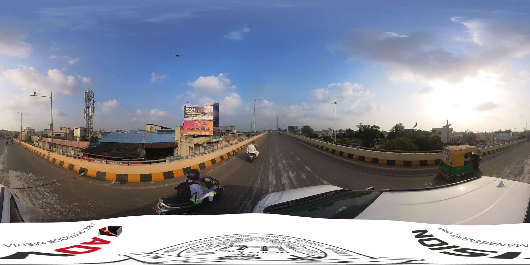 Street view near Hotel City Pulse Pvt. Ltd., Ahmedabad — © skysign (CC BY-SA · Mapillary)