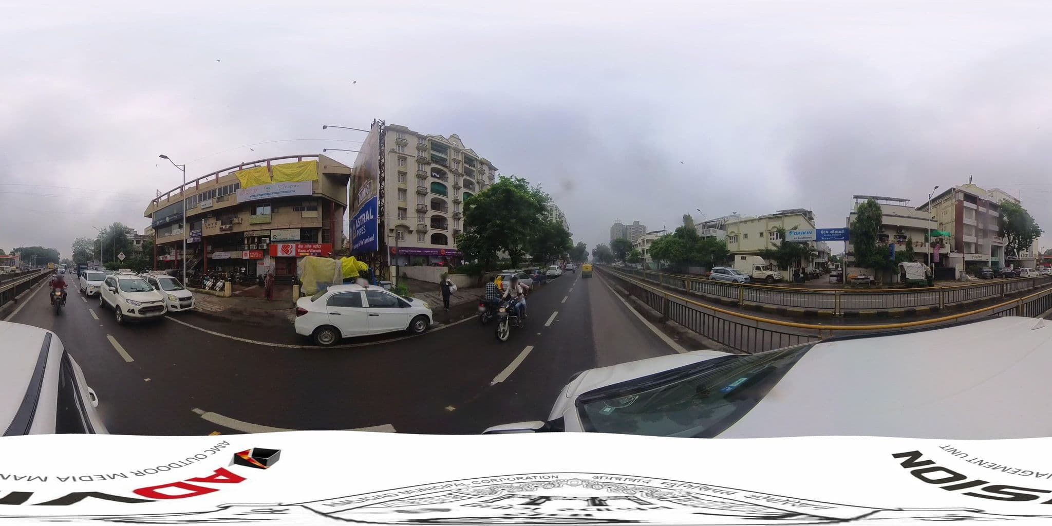 Street view near Hotel Royal Landmark, Ahmedabad — © skysign (CC BY-SA · Mapillary)