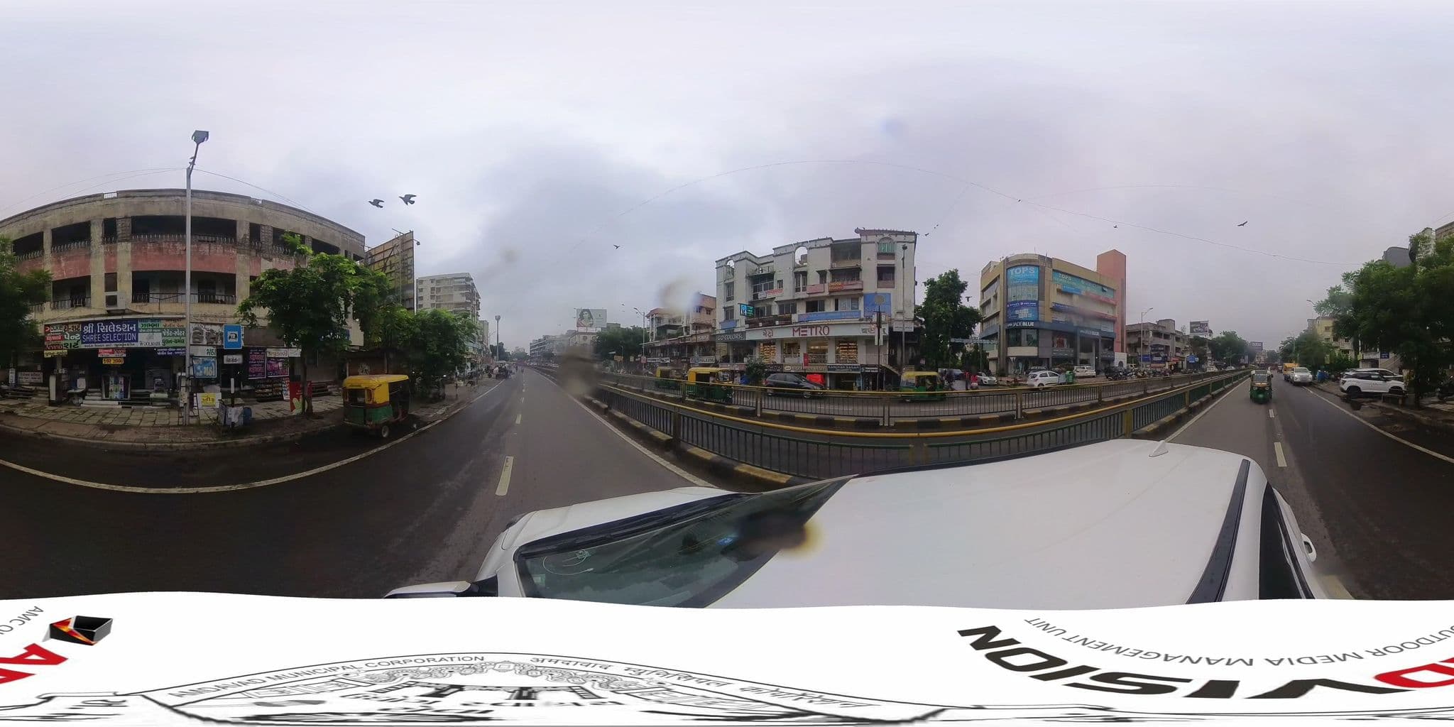 Street view near Parth Hotel, Ahmedabad — © skysign (CC BY-SA · Mapillary)