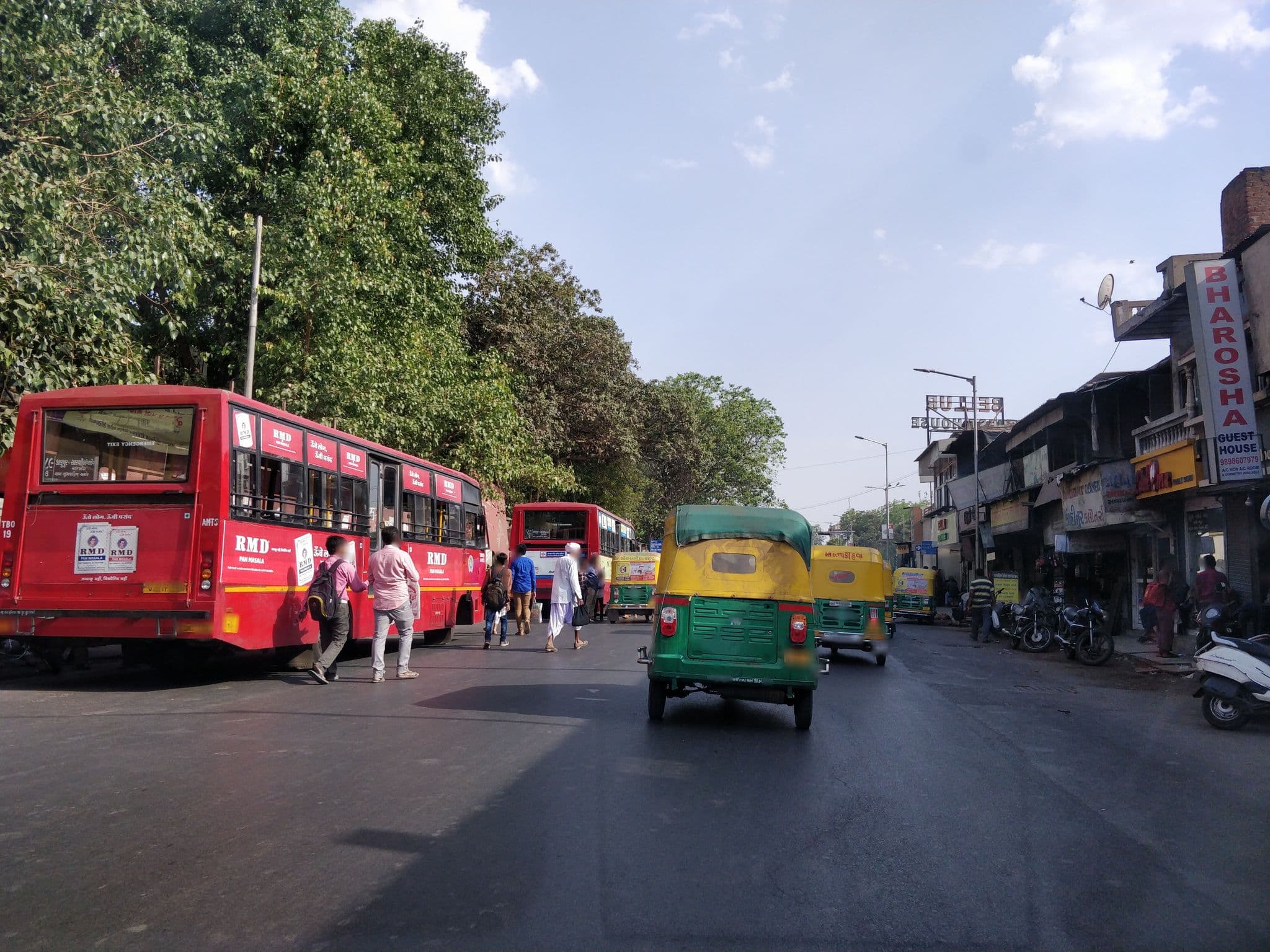 Street view near Rivera Hotel, Ahmedabad — © abidandroid286 (CC BY-SA · Mapillary)