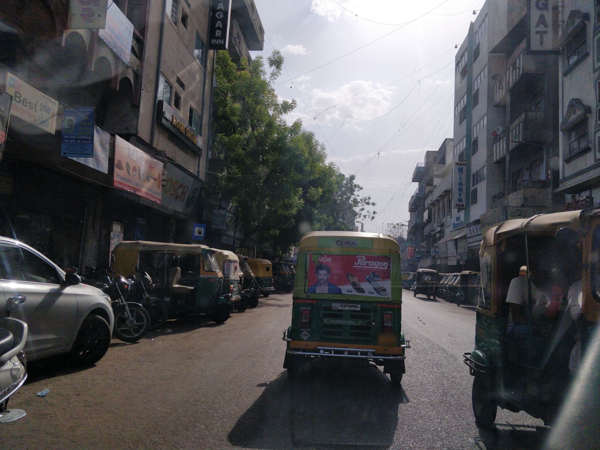 Street view near Sagar Inn, Ahmedabad — © abidandroid286 (CC BY-SA · Mapillary)