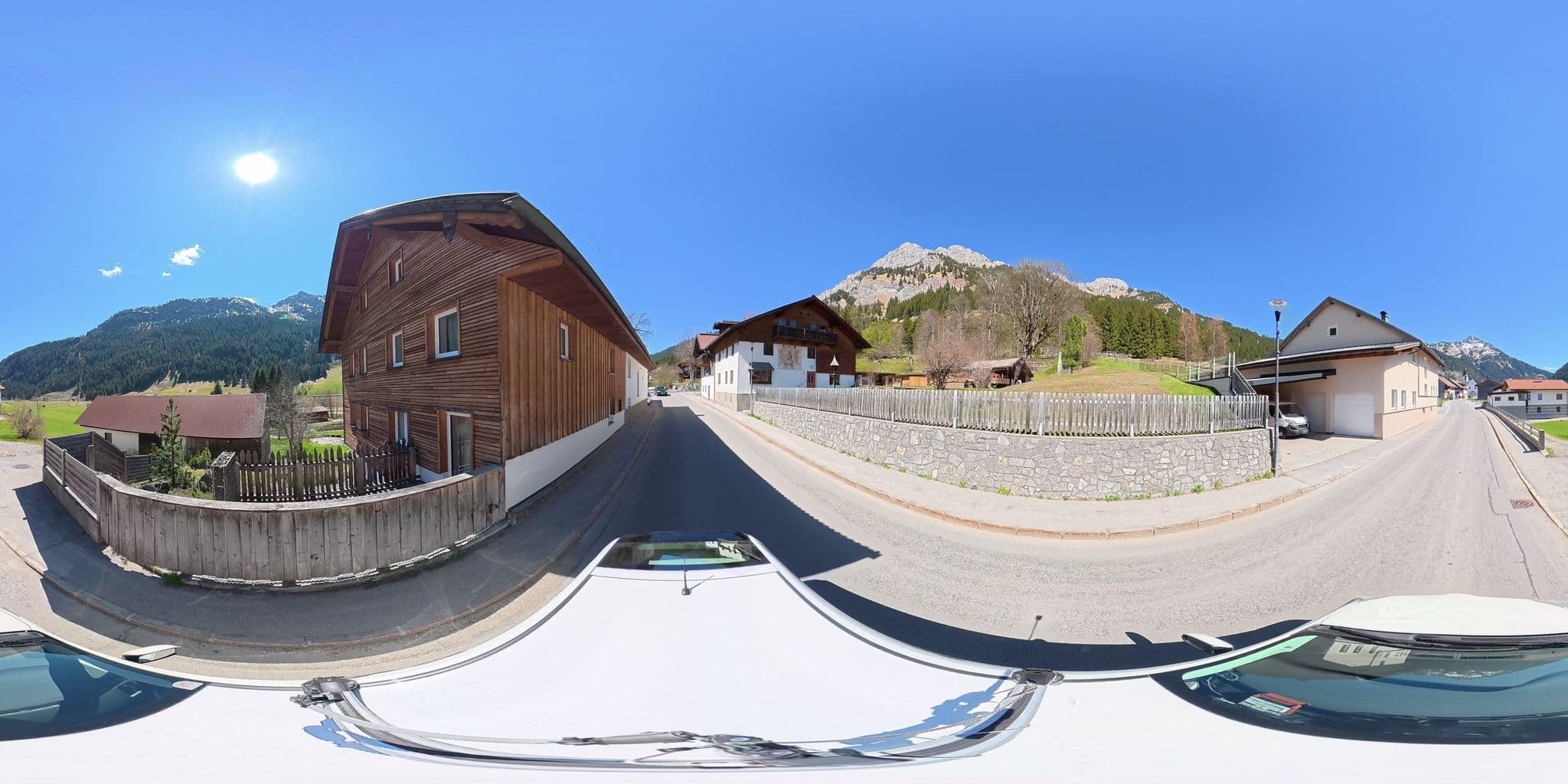 Street view near Haus Maringele, Weissenbach am Lech