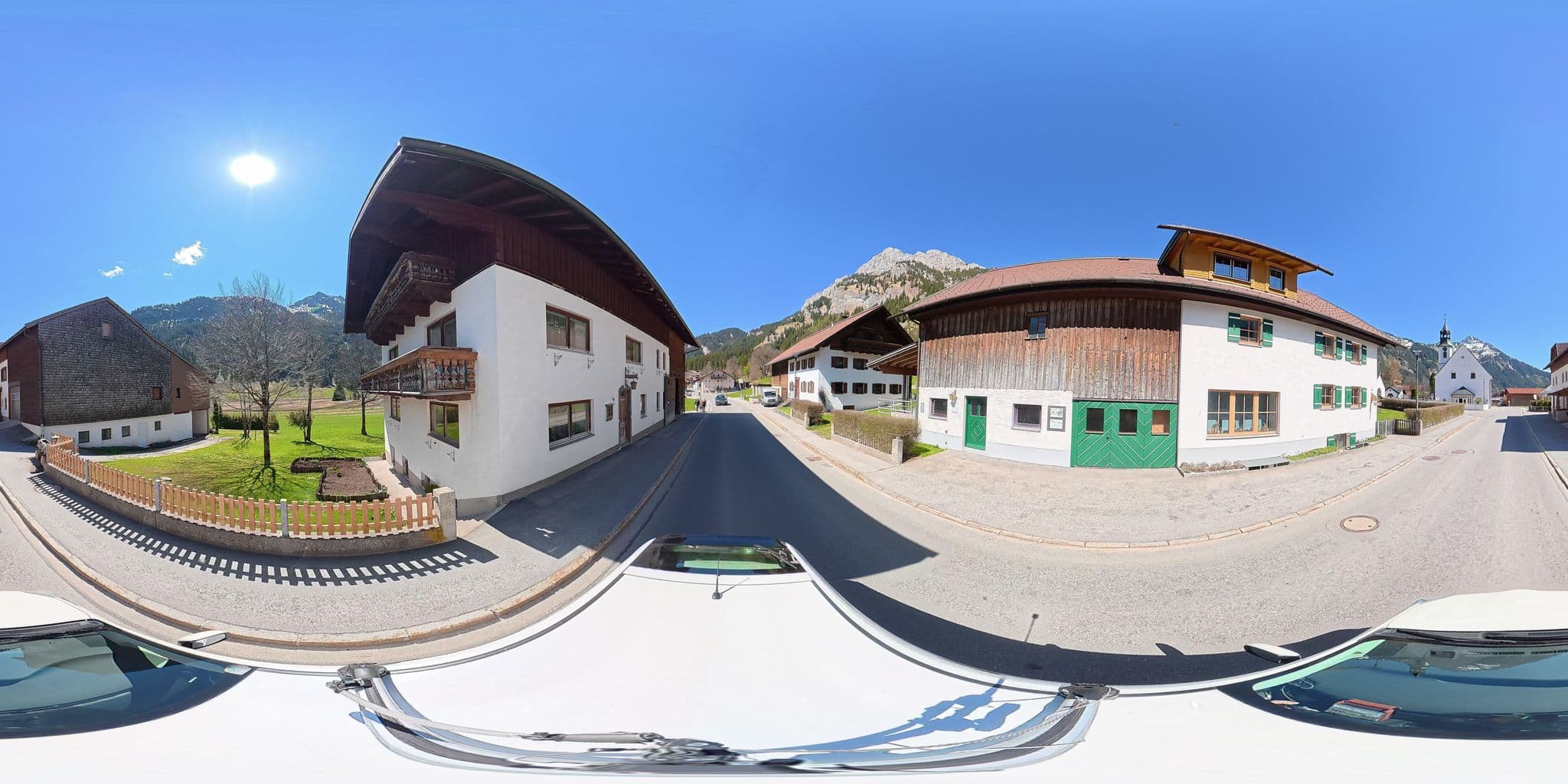 Street view near Pension Haus Rief, Weissenbach am Lech