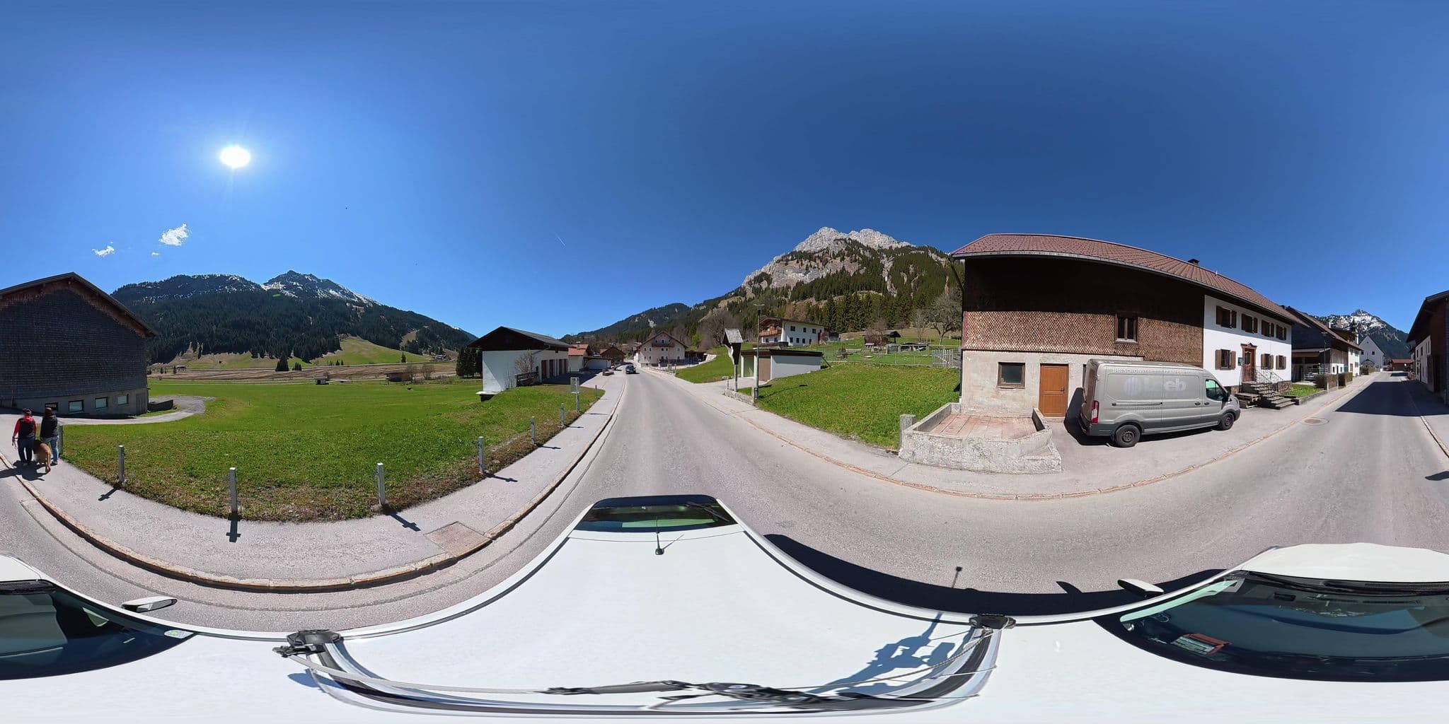 Street view near Pension Walter Bruno, Weissenbach am Lech
