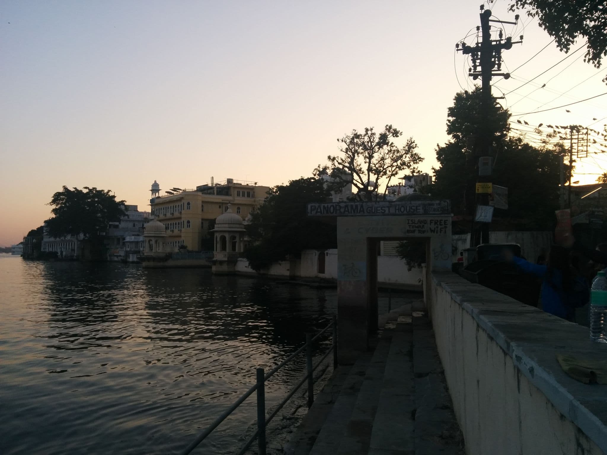 Street view near Hotel Hanuman Ghat, Udaipur — © sashazykov (CC BY-SA · Mapillary)